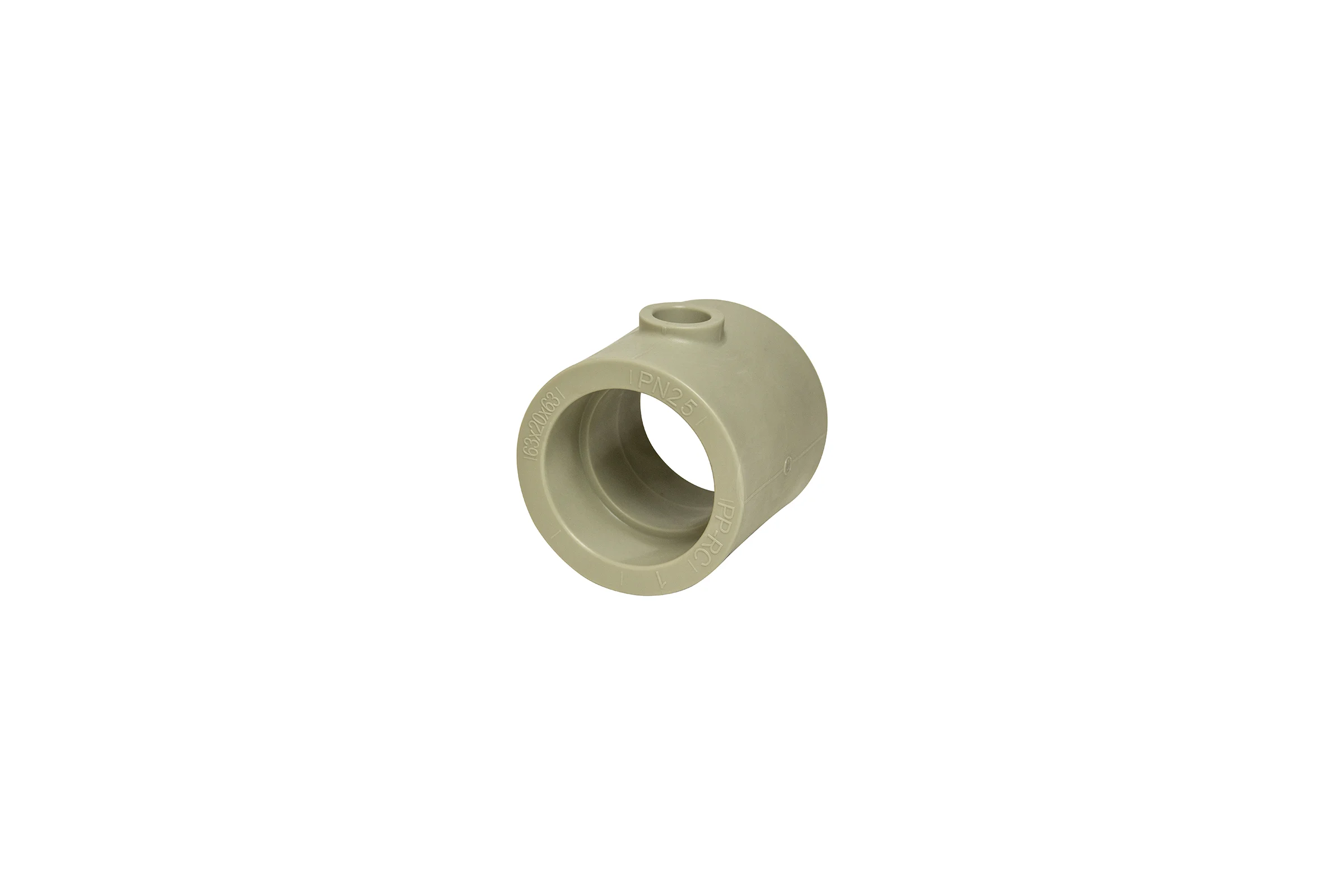 Переходной тройник VRT 63х20х63 EVER plast, серый, Россия 538405