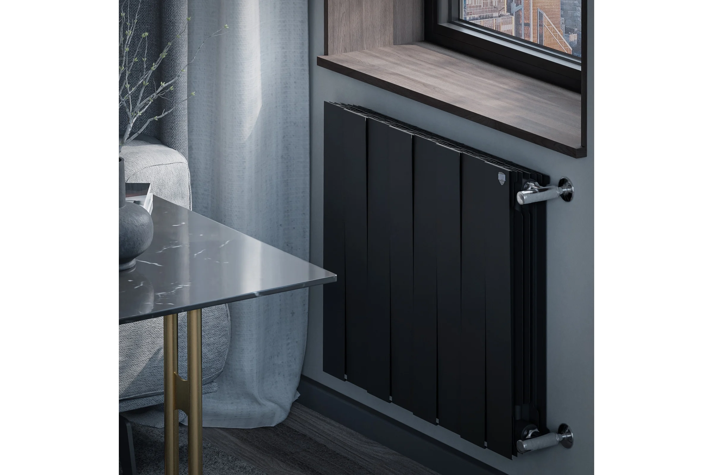 Радиатор Royal Thermo PianoForte 500/Noir Sable 8 секц. НС-1176334