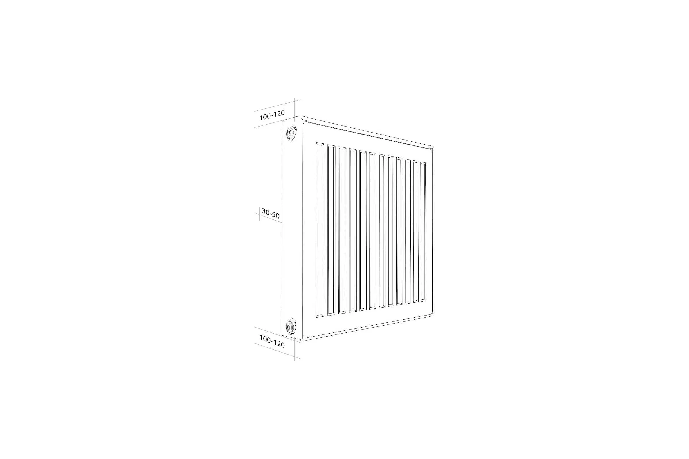 Панельный радиатор ROYAL THERMO COMPACT C21-500-700 RAL9016 НС-1189682