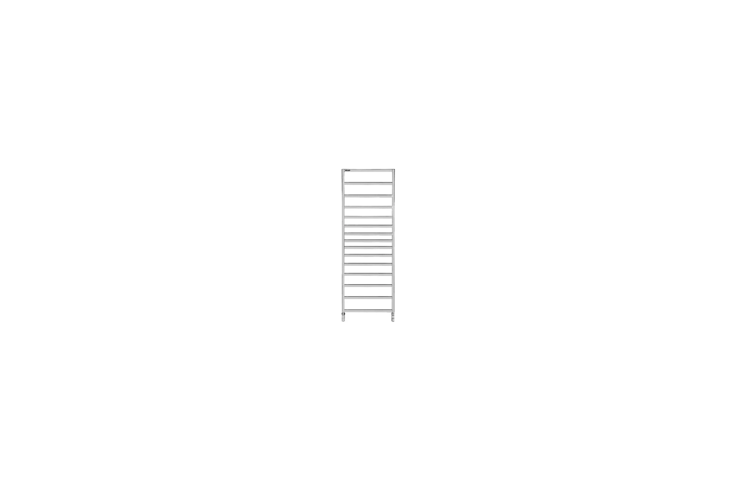 Полотенцесушитель для ГВС IRSAP TOLE 1310 525 CL.50 15 трубок, хром chrome TLM052B50IR01