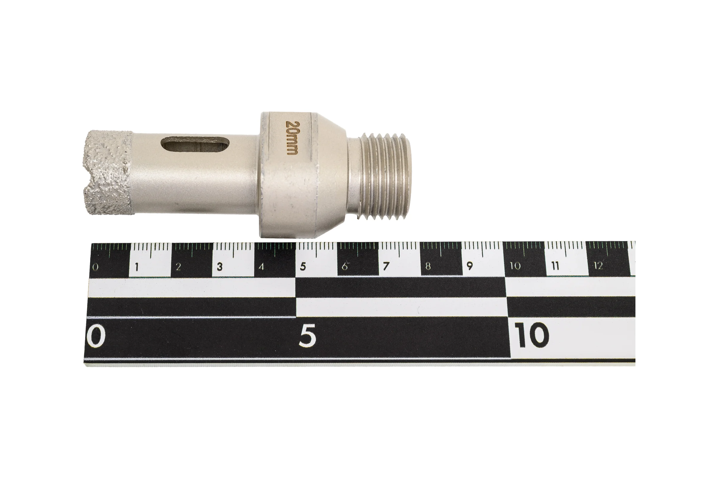 Коронка алмазная, вакуумное спекание (20х40 мм; 1/2"; М14) TECH-NICK TUK 136.600.6676