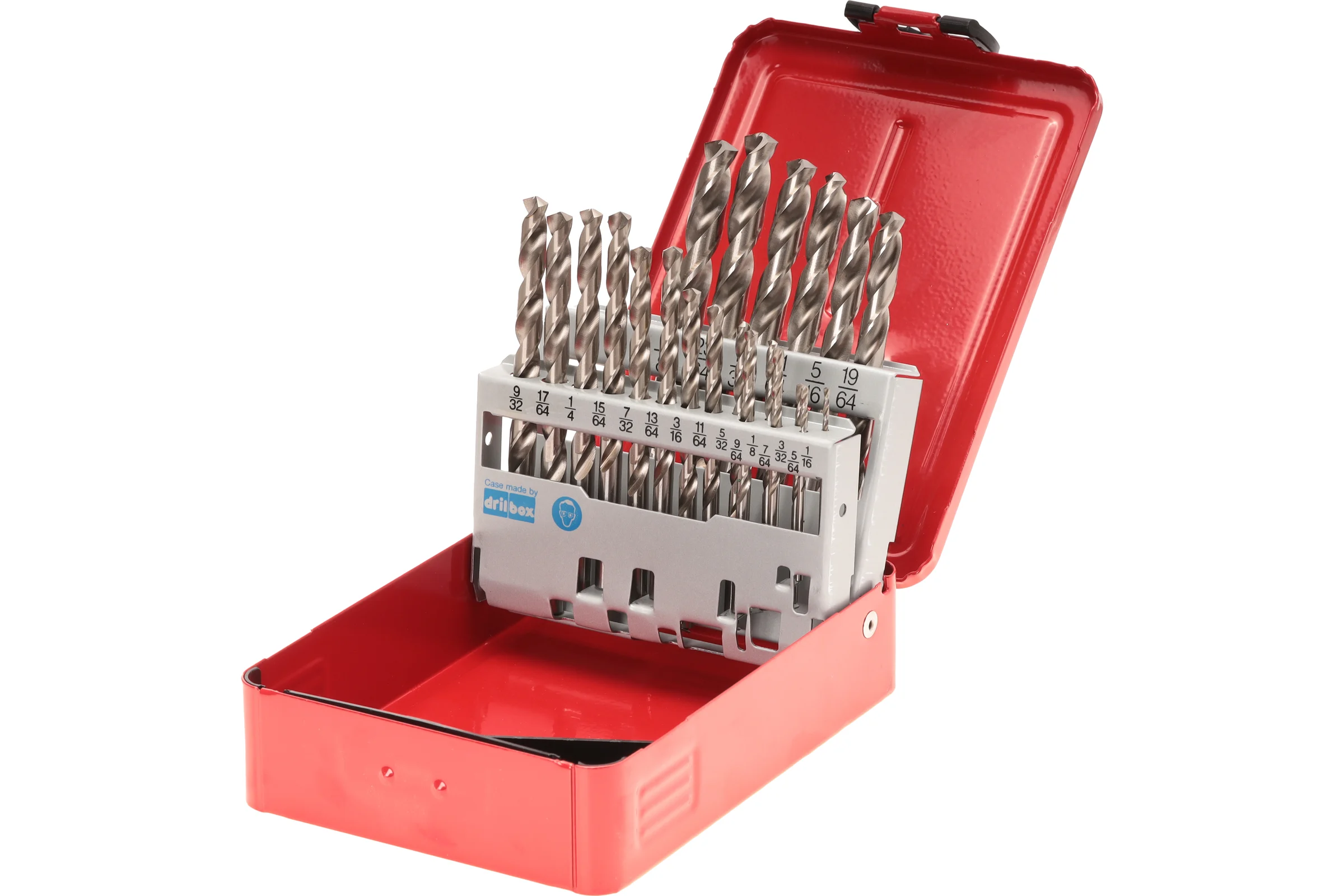 Набор дюймовых сверл по металлу (21 шт; 1/16"-3/8"; HSS-G; DIN 338 тип N) RUKO 214850