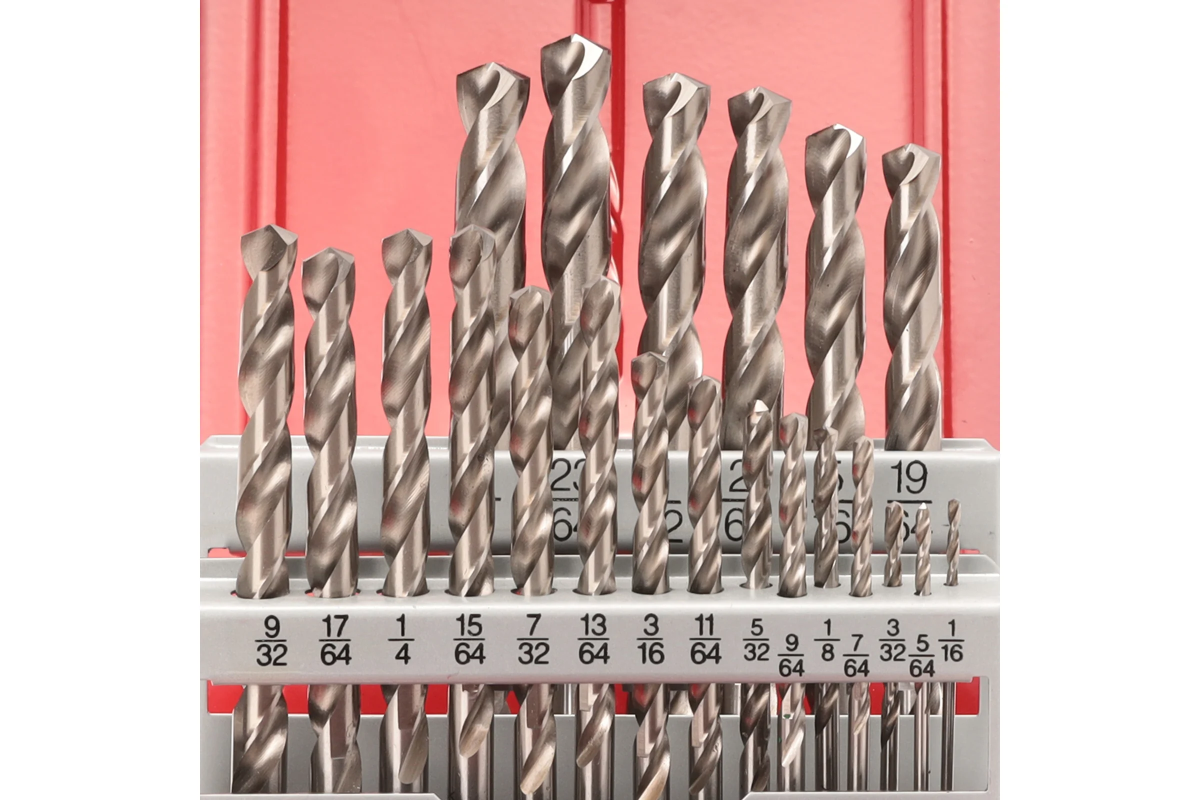Набор дюймовых сверл по металлу (21 шт; 1/16"-3/8"; HSS-G; DIN 338 тип N) RUKO 214850