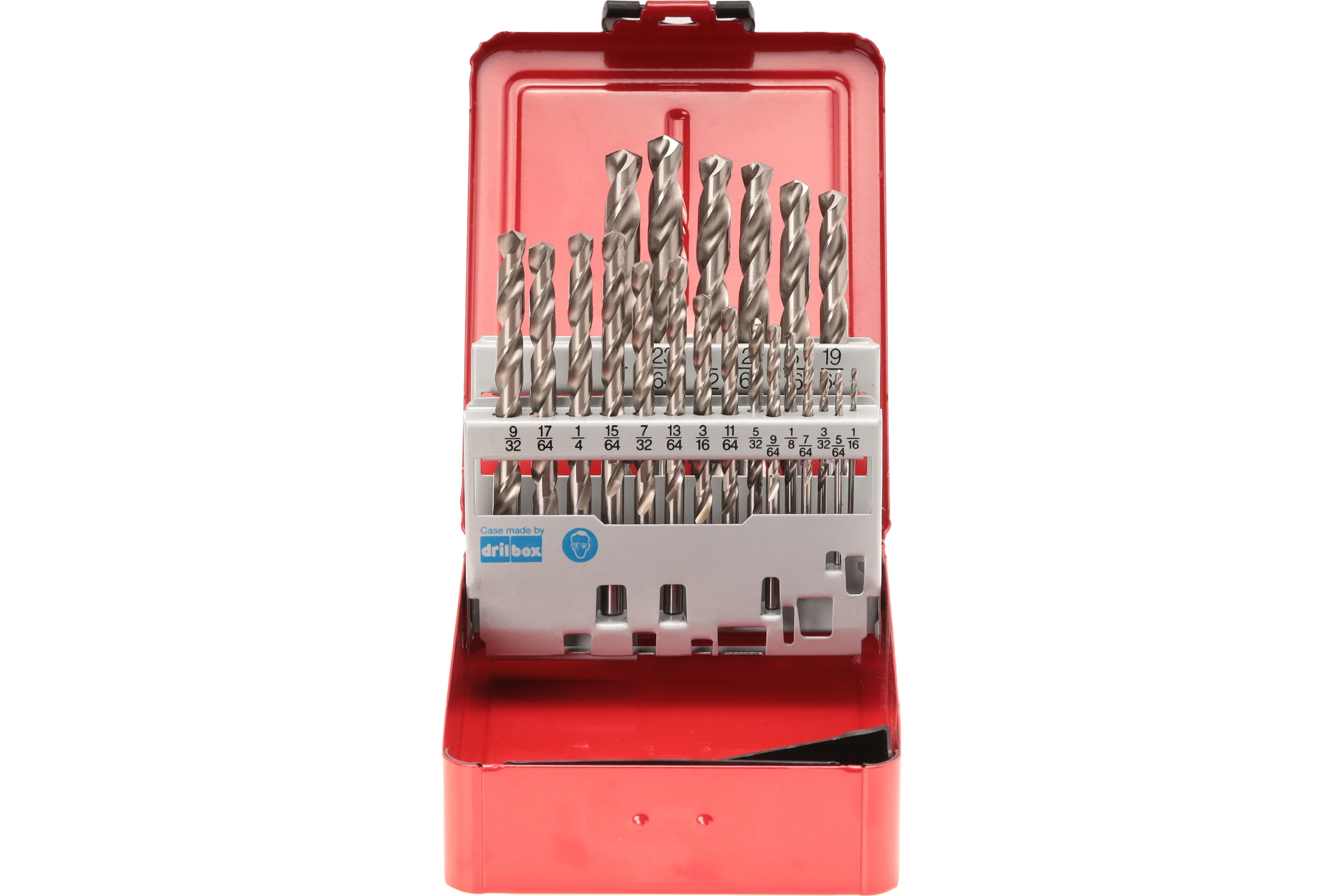 Набор дюймовых сверл по металлу (21 шт; 1/16"-3/8"; HSS-G; DIN 338 тип N) RUKO 214850