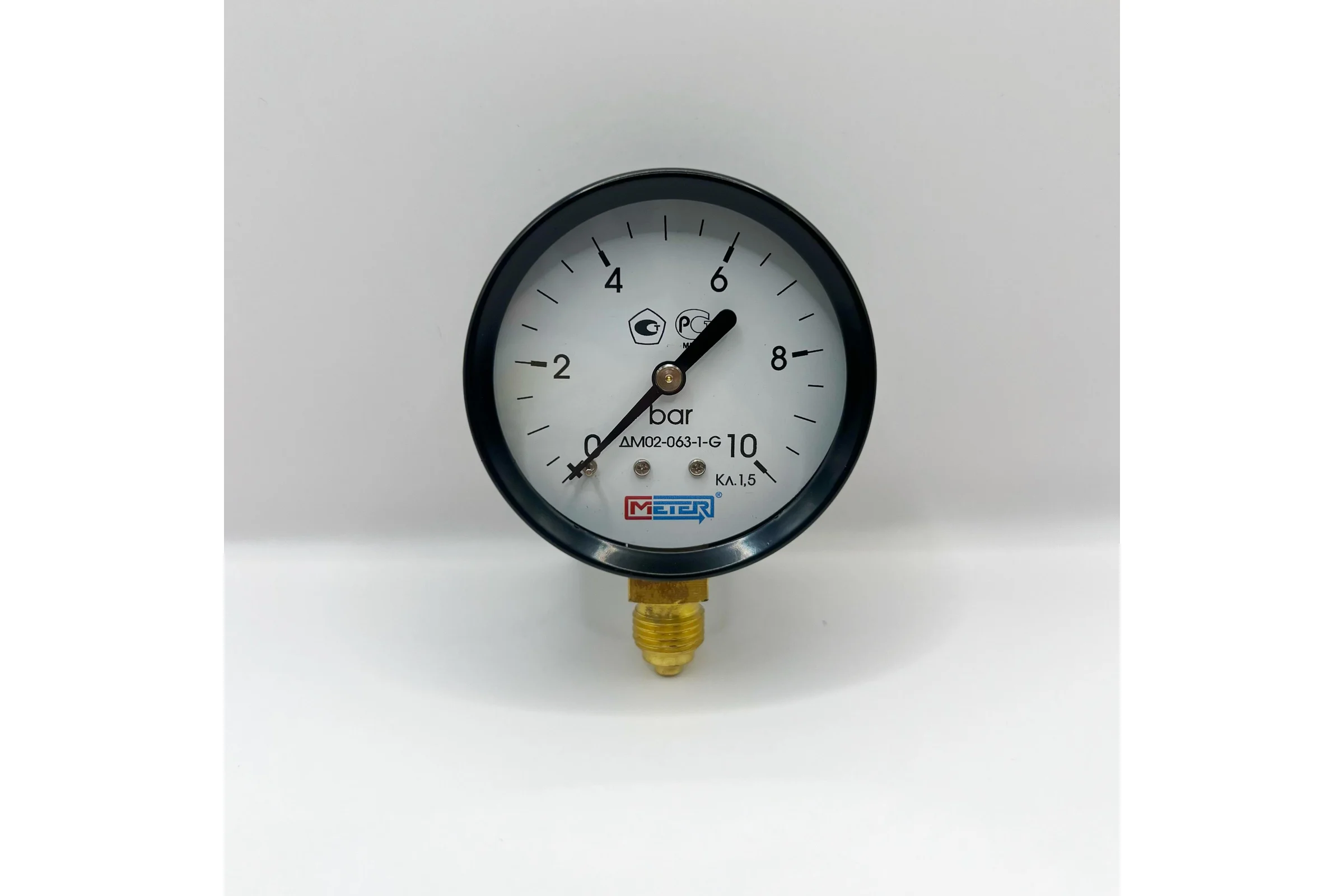 Манометр МЕТЕР ДМ 02-063-1-G Р=0..10 бар G1/4 кл.1.5 623