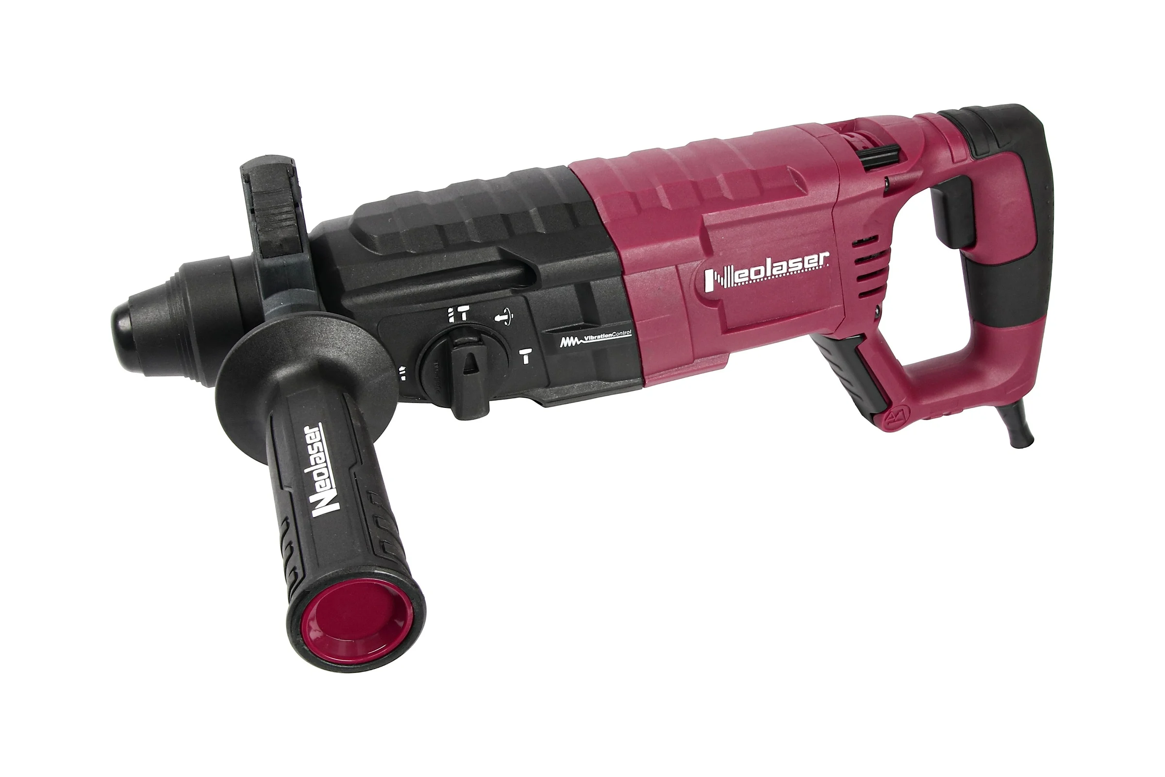 Перфоратор NeoLaser NRH-800 800Вт, патрон SDS-Plus, 3+1 реж.,3,8Дж, 0-5500уд/мин + рулетка измерительная NL02001/NL0010