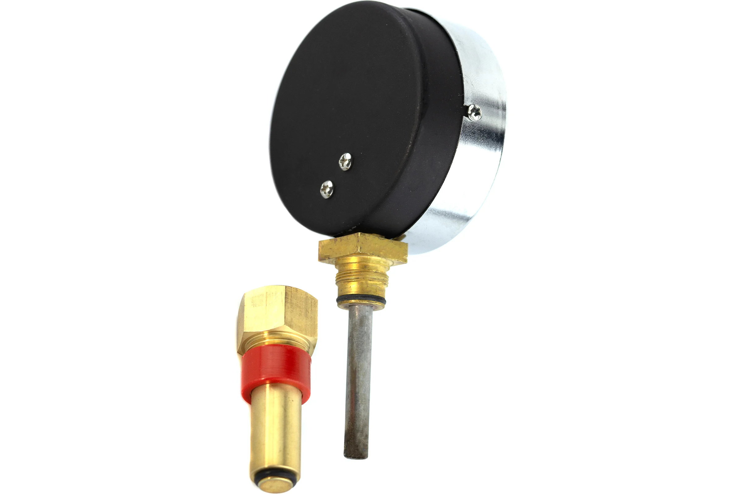 Термоманометр Физтех МПТ 0…120C/0…0,6 МПа кт.2,5 d.80 IP40 G1/2 РШ L64 4687205455468