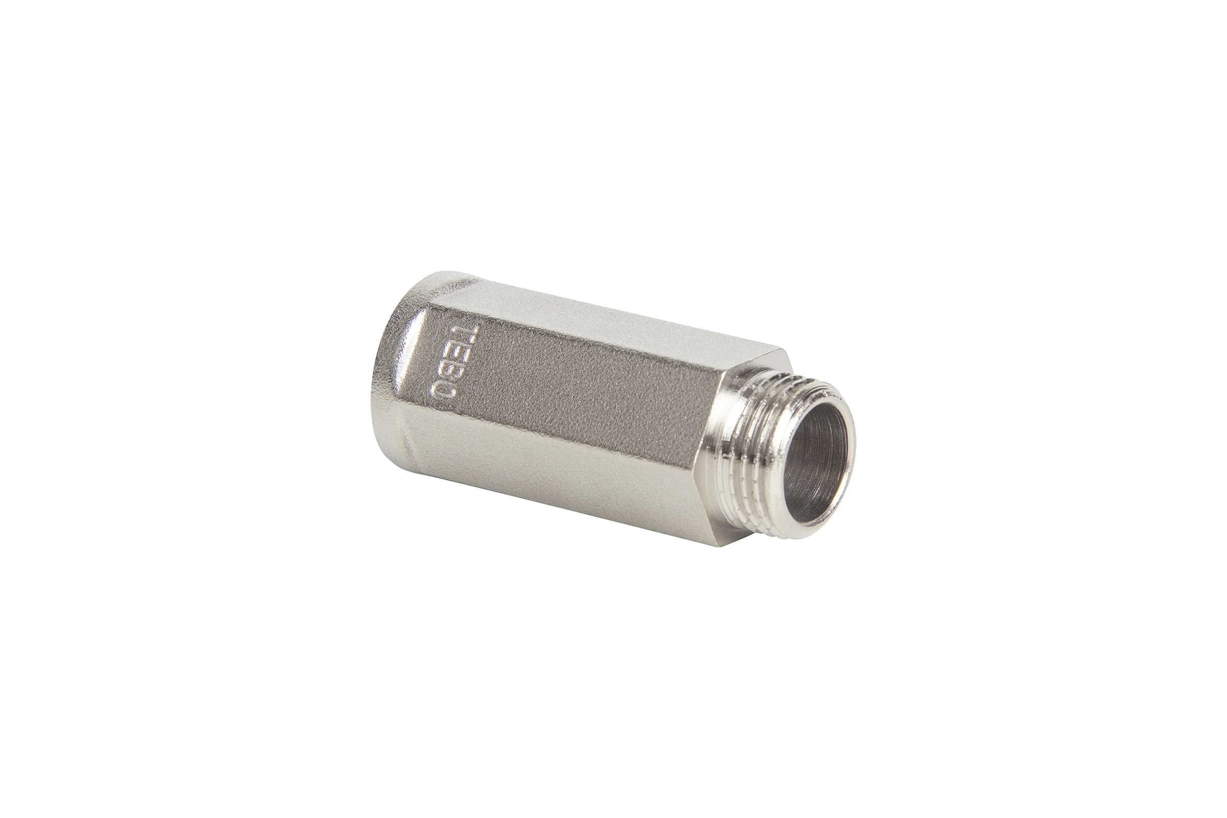 Удлинитель шестигранный TEBO ВН/НАР 1/2"x50мм латунь T-ЛР.У.2.12-50.CN