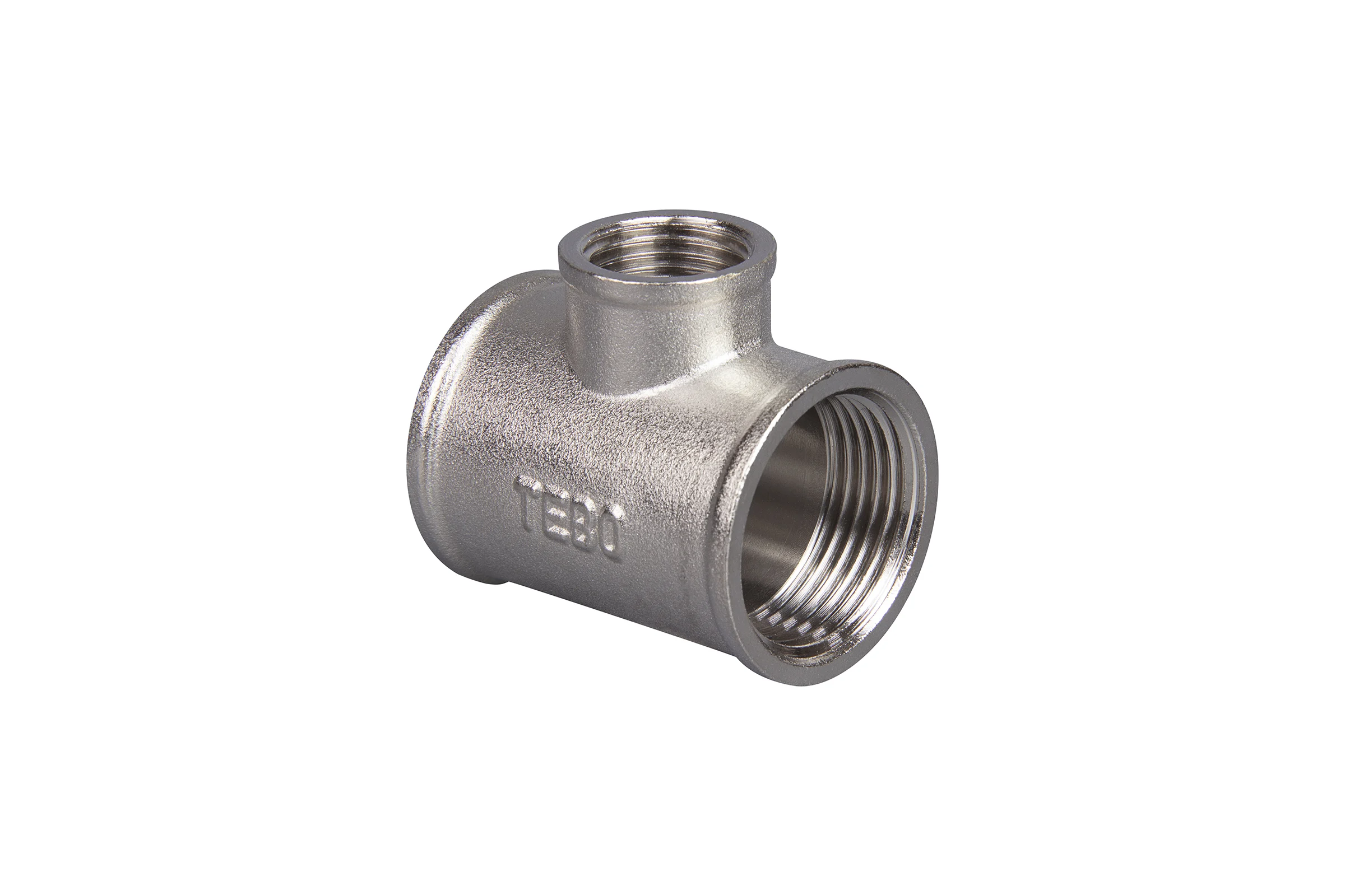 Тройник переходной TEBO ВР 3/4"x1/2"x3/4" латунь T-ЛР.Тр.1.34-12-34.CN