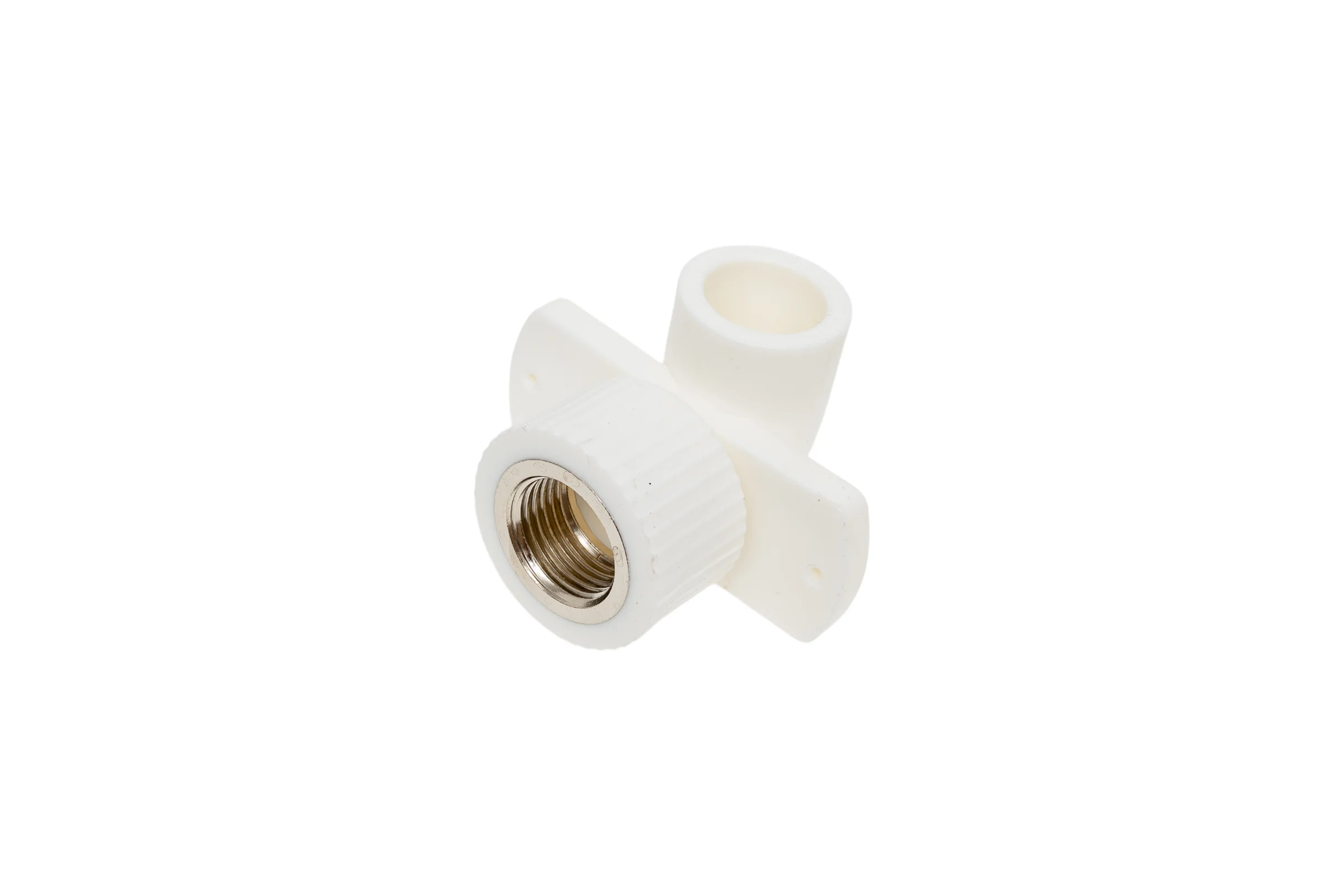 Угольник комбинированный TEBO PPR 20x1/2" ВР с креплением для гипсокартона 030031401
