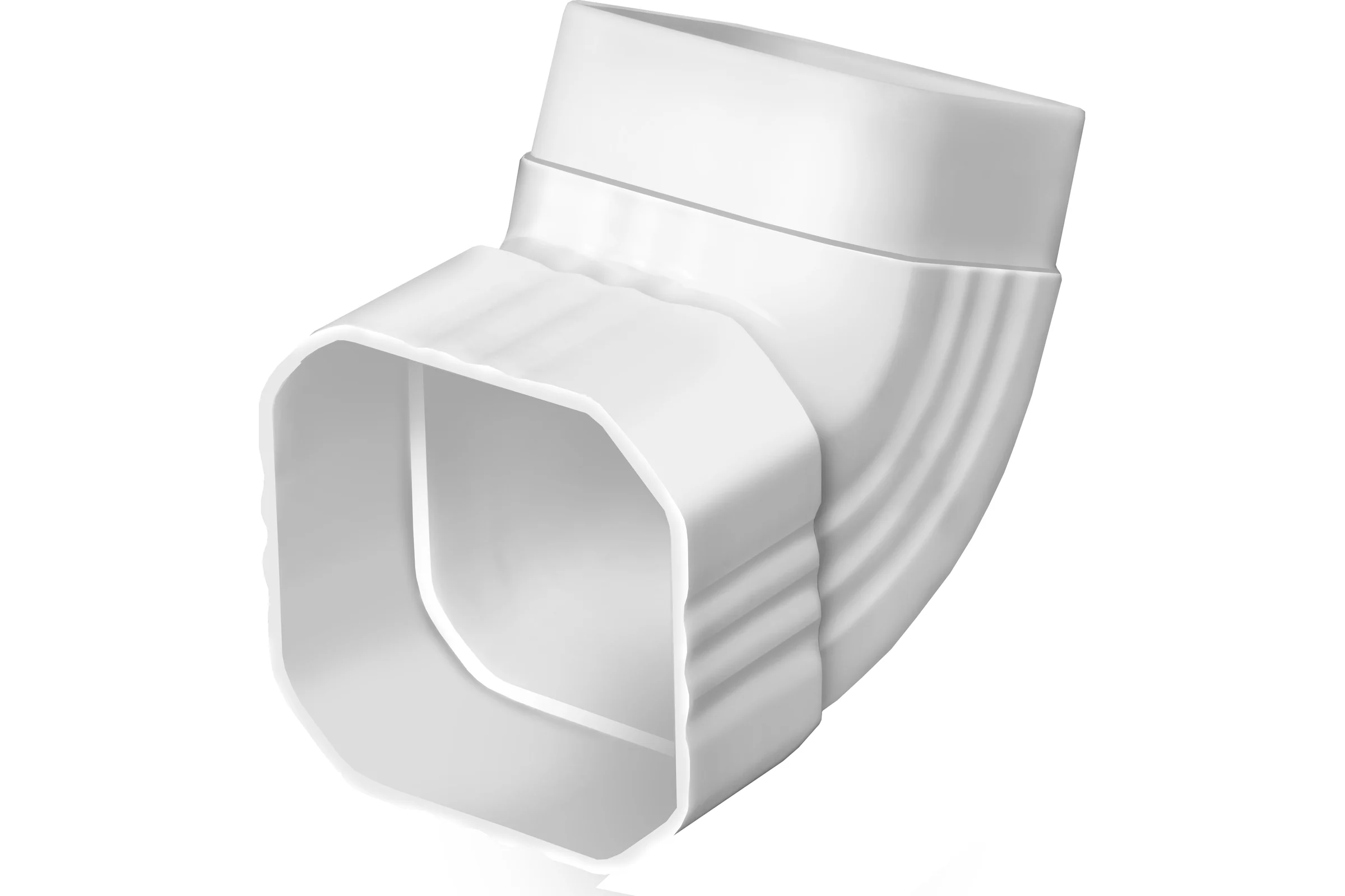 Отвод VN 67x67, U110x67, белый TBW