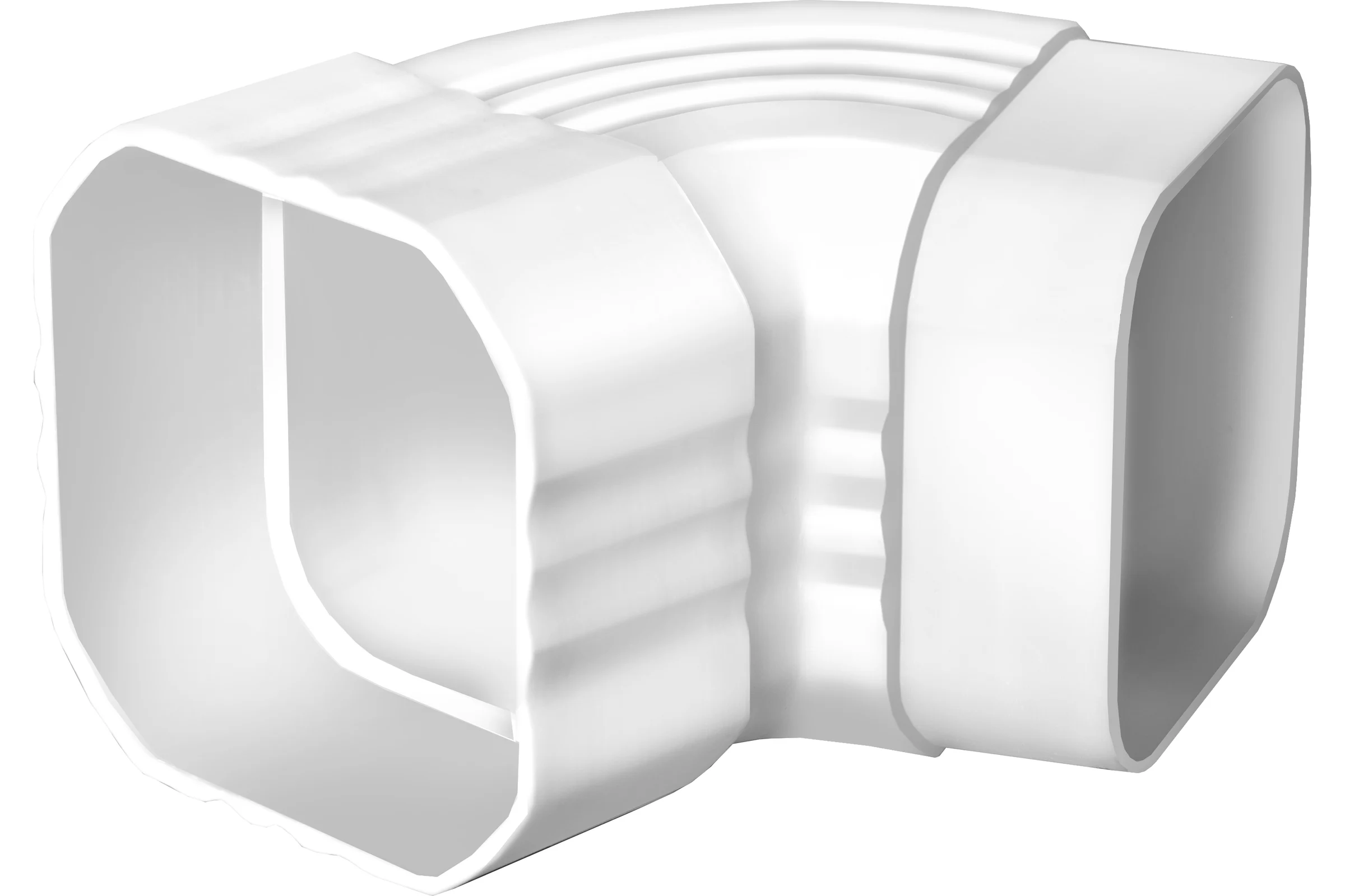 Отвод VN 67x67, U110x67, белый TBW