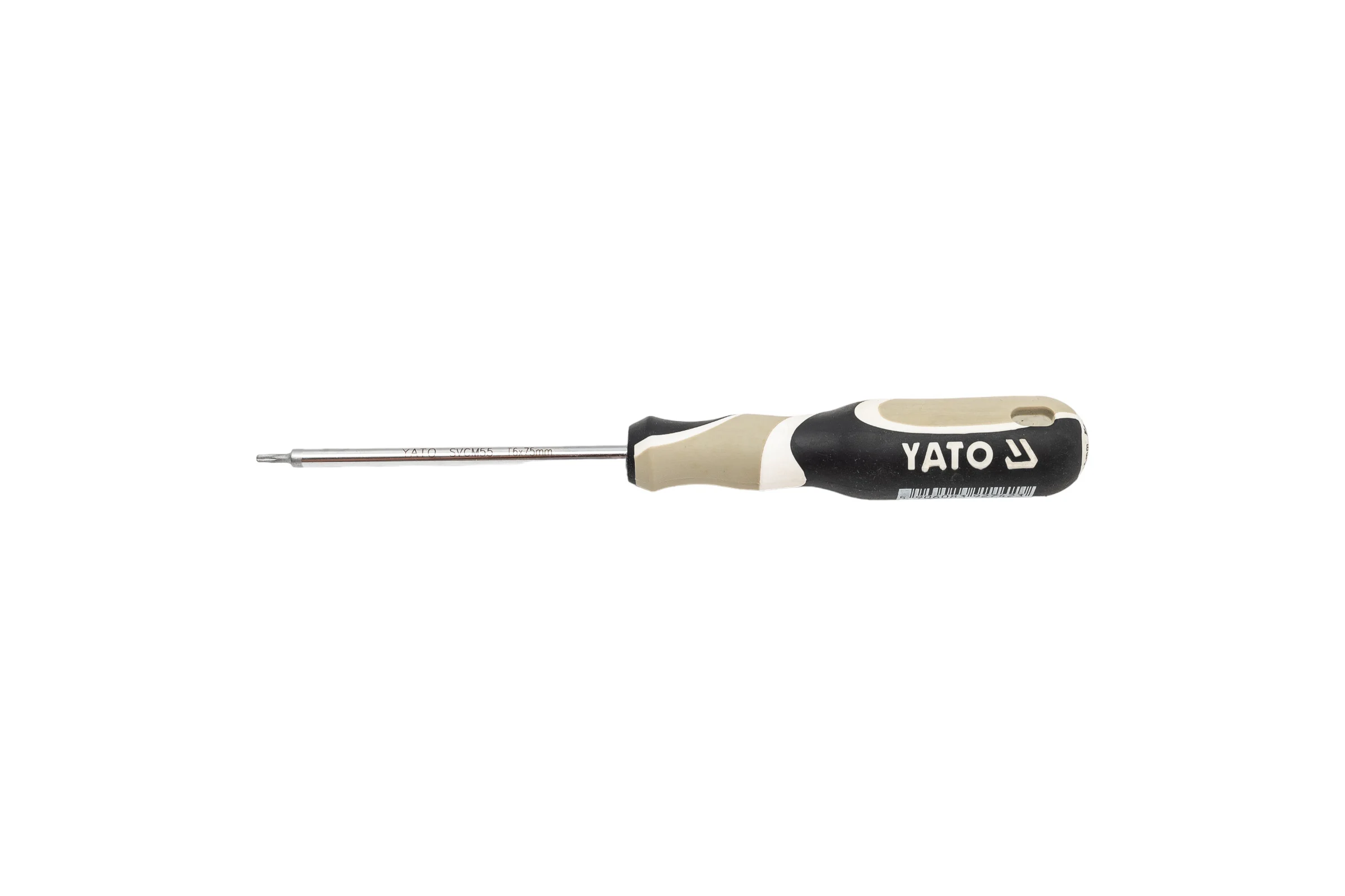 Отвертка YATO TORX Т6 х 75мм SVCM55 резиновая ручка YT-2742