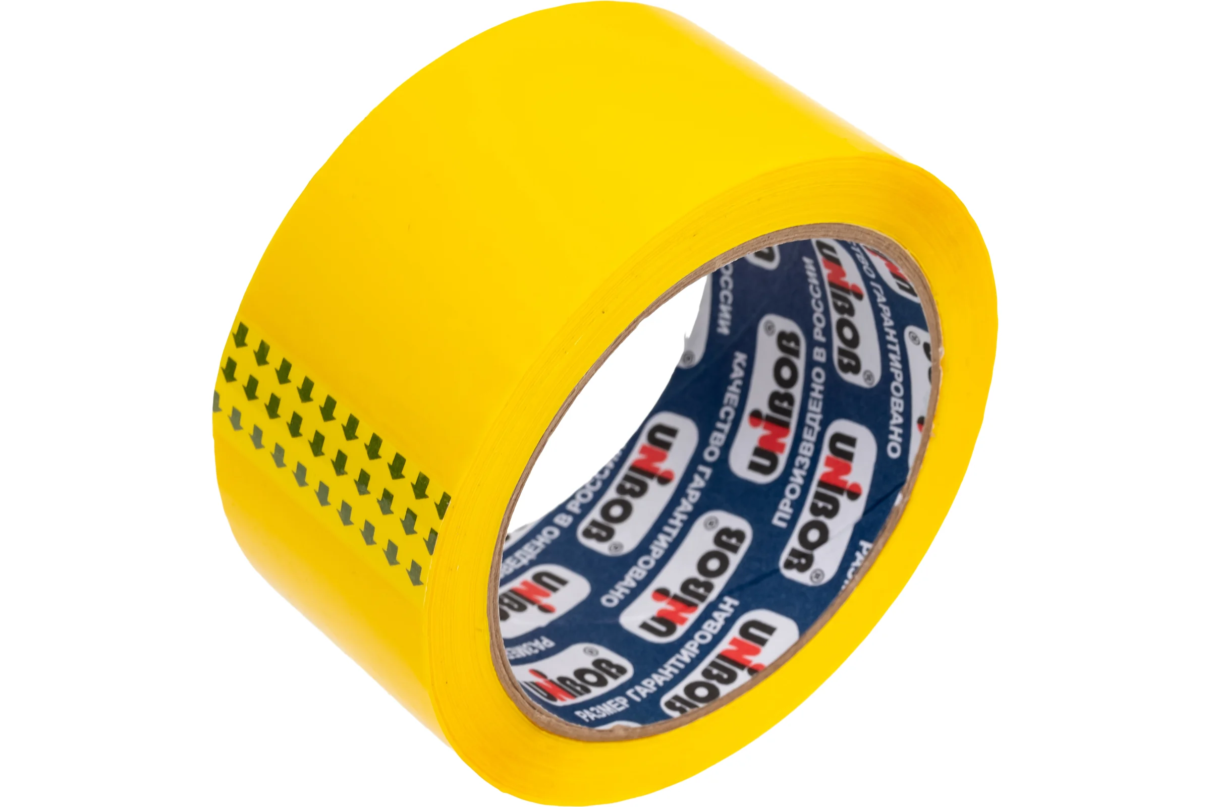 Упаковочная клейкая лента UNIBOB 600 желтая 48 мм х 66 м 214931