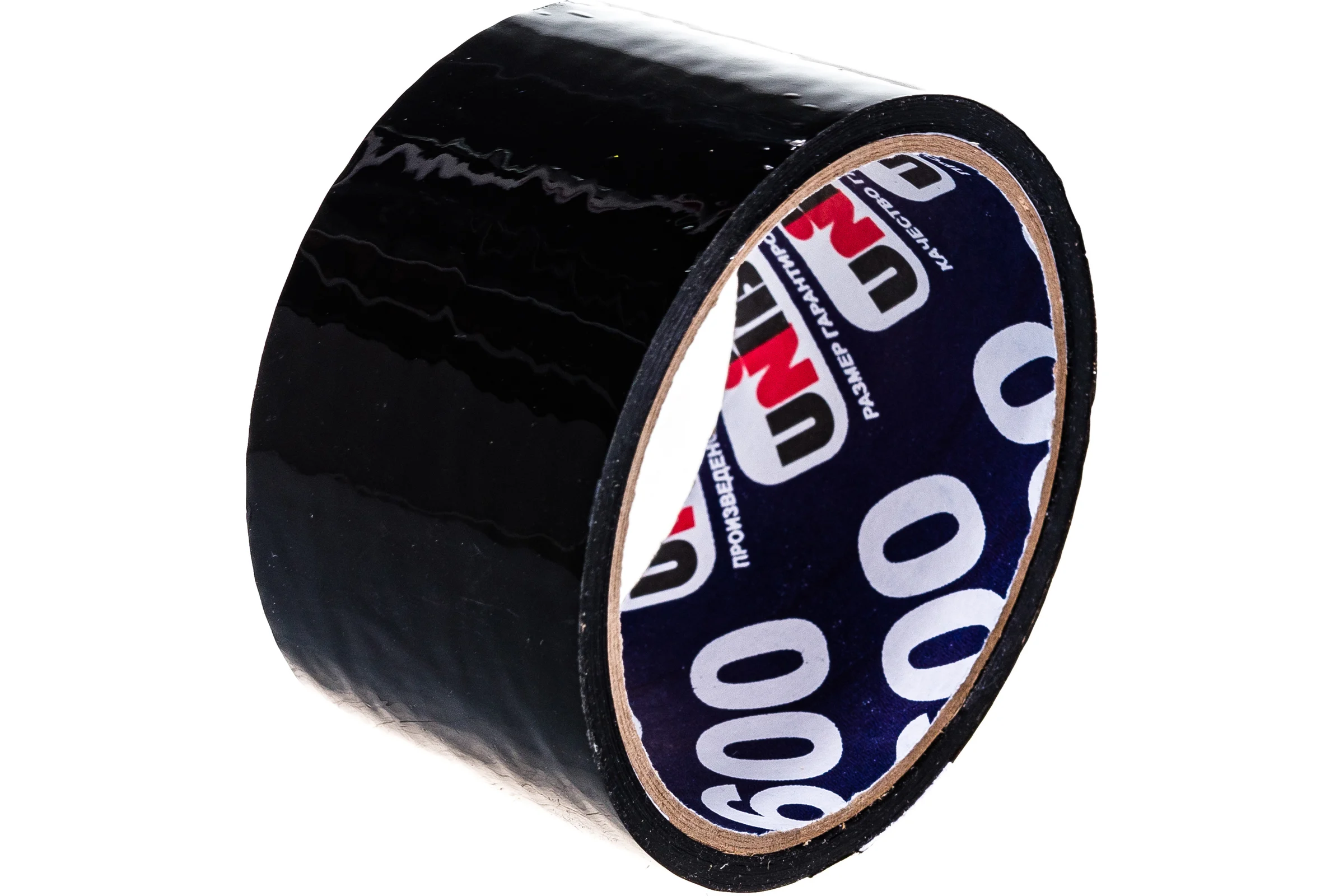 Упаковочная клейкая лента UNIBOB 600 черная 48 мм х 24 м, 45 мкм 214945