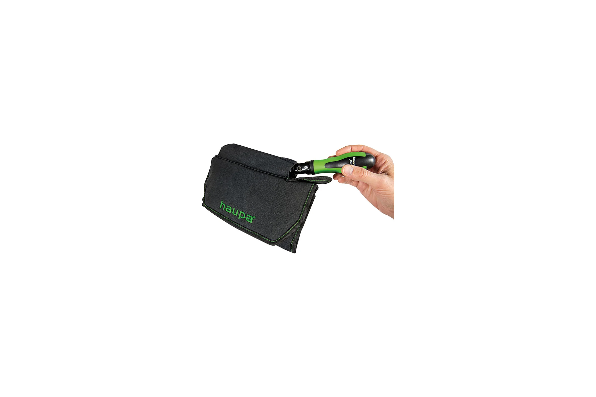 Рукоятка со сменными наконечниками HAUPA FlexBAG с трещоточным механизмом, 50 шт 104020-1