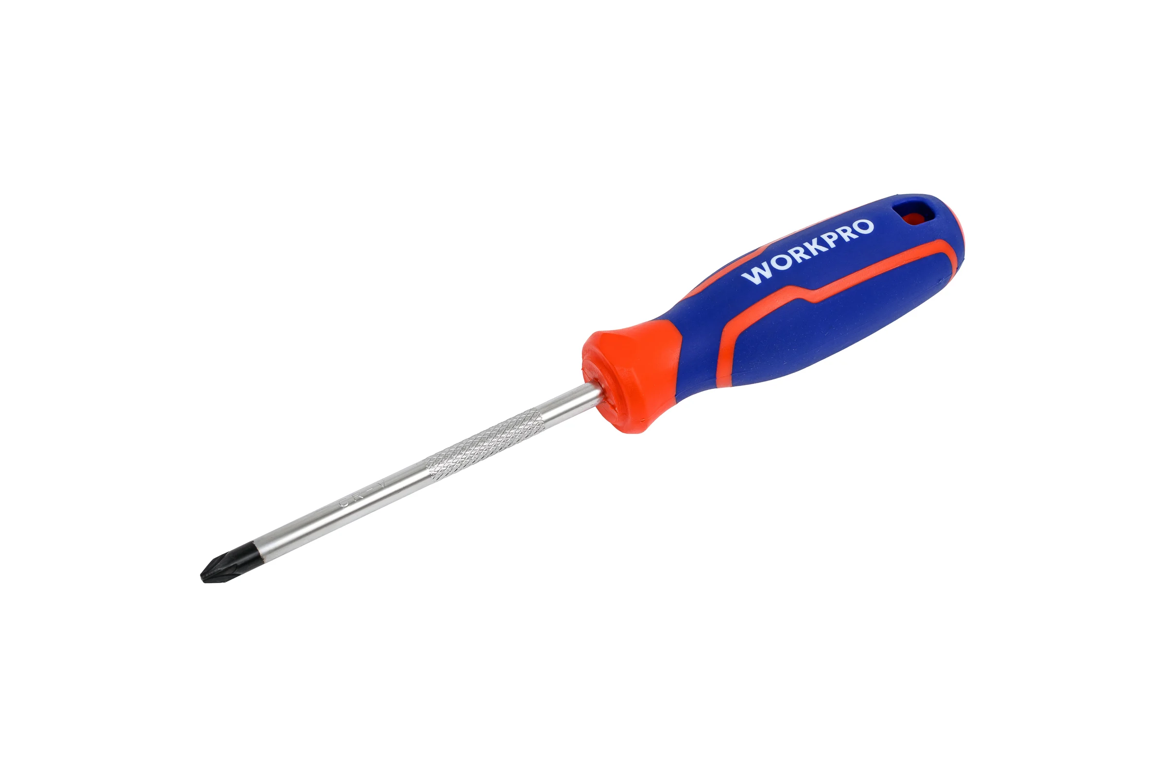Отвертка с магнитным наконечником WORKPRO PZ2x100мм CR-V WP221037