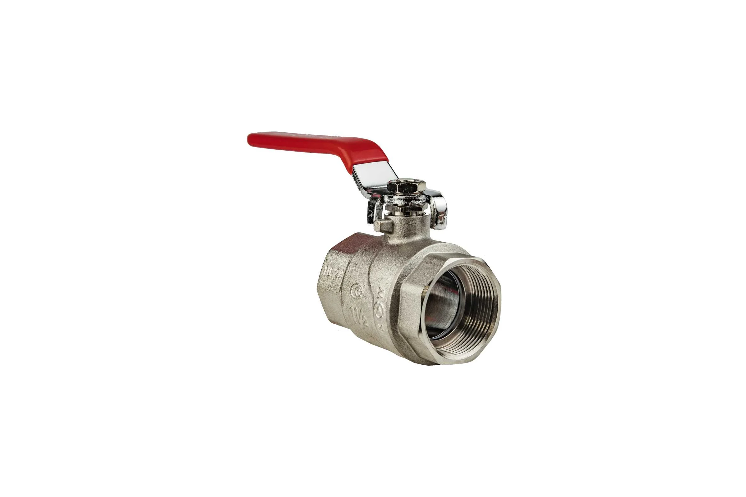 Кран шаровой KROMWELL ручка-рычаг, 1 1/2" внутренняя - внутренняя резьба KW.282.08