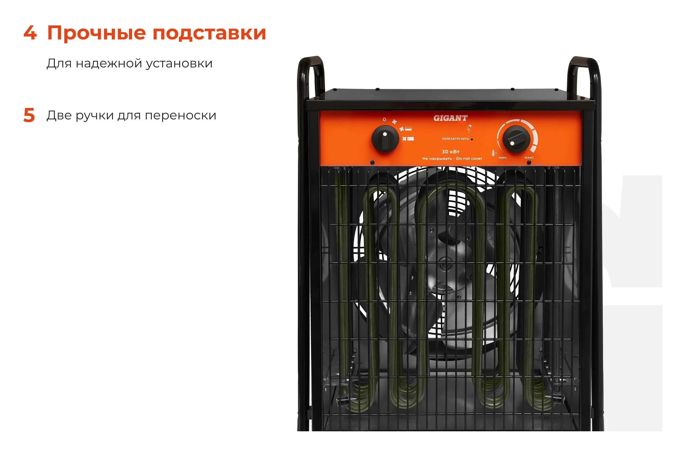Тепловая электрическая пушка Gigant EHS-30