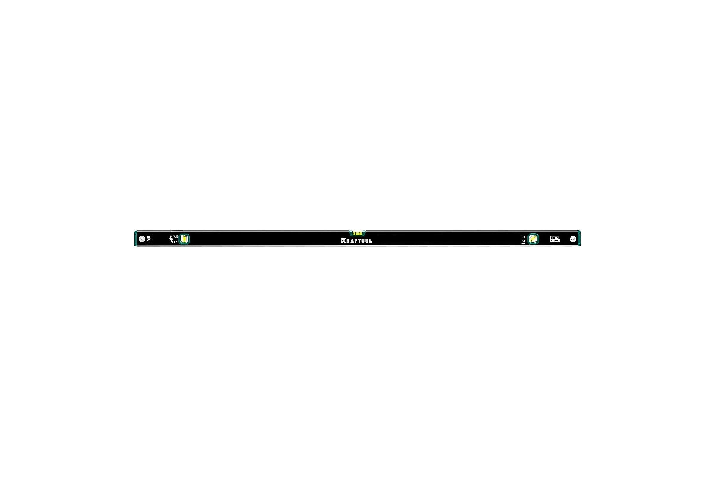 Уровень KRAFTOOL с зеркальным глазком, 1500 мм 34781-150