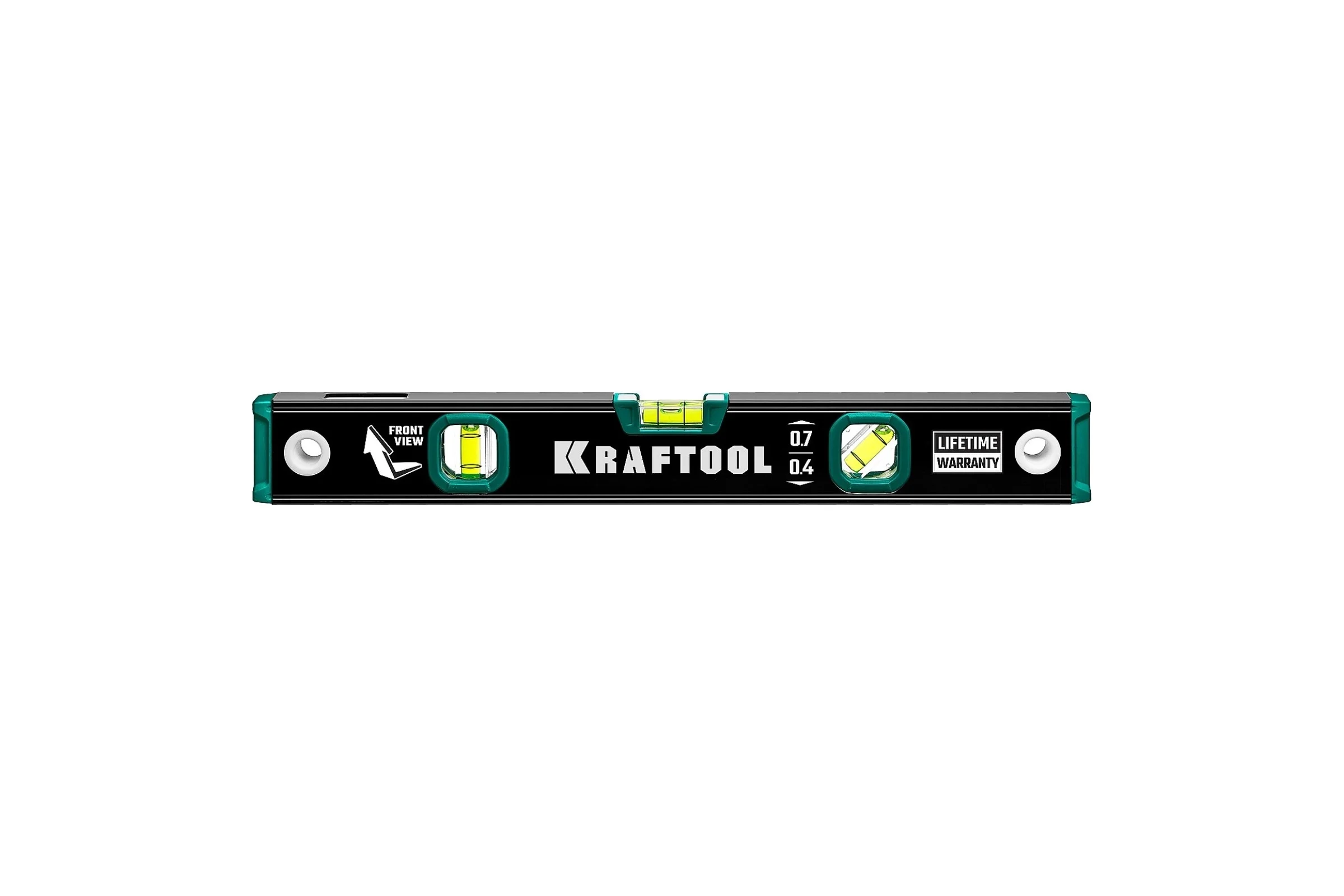 Уровень KRAFTOOL с зеркальным глазком, 400 мм 34781-40