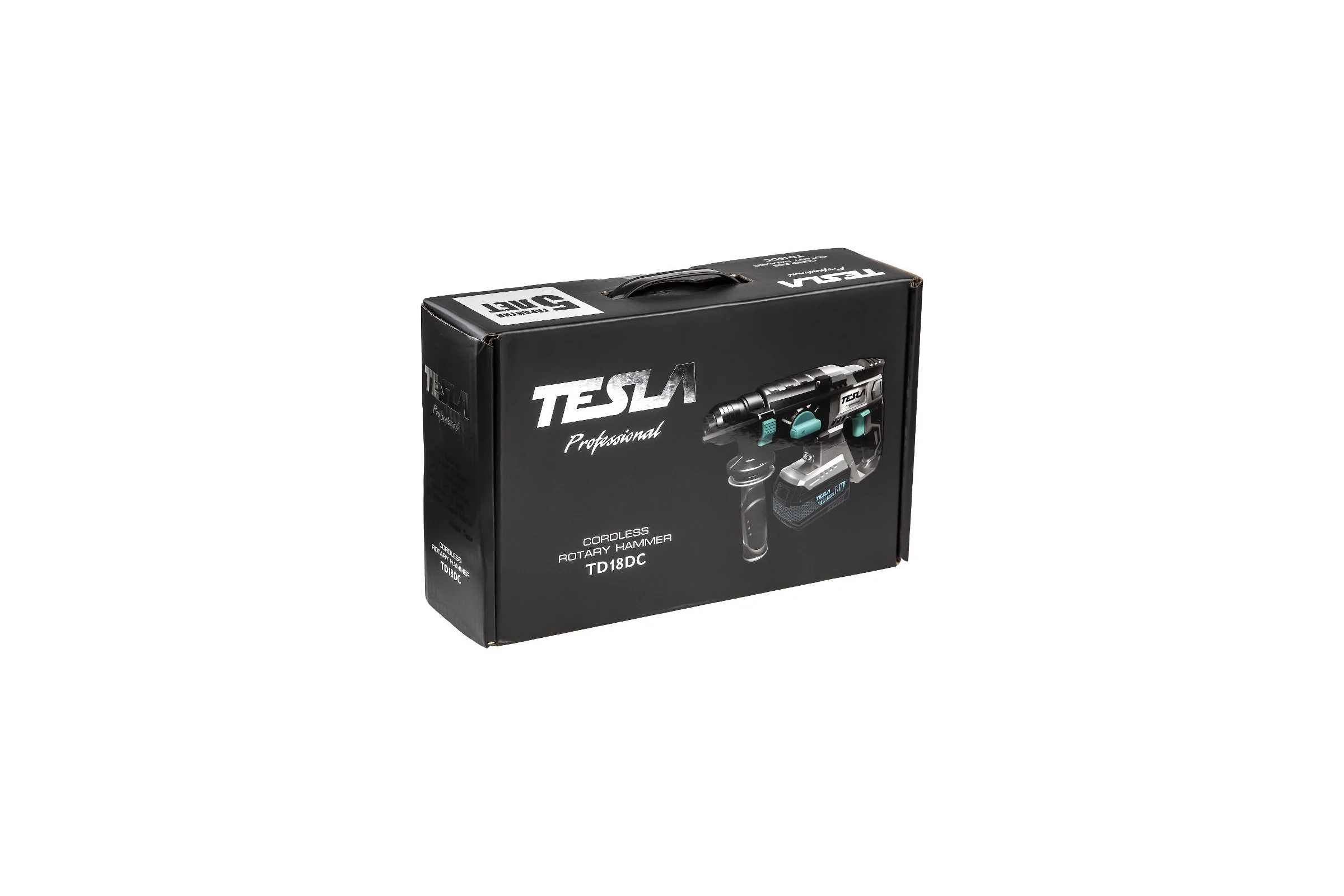Аккумуляторный перфоратор TESLA TD18DC TO 18В LiION SDS+ 20мм 0-1500об/мин 1,9 Дж 3 режима 597883