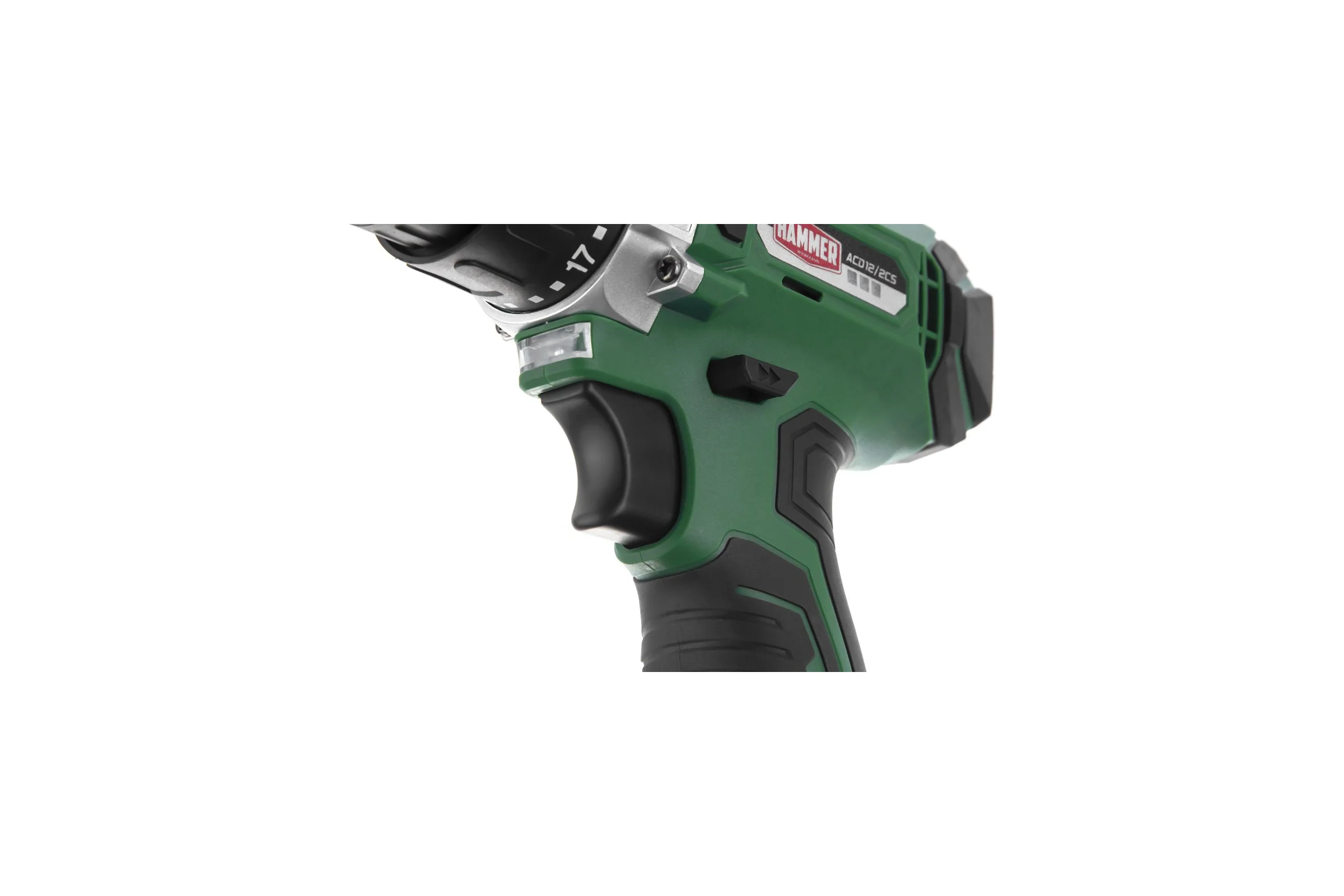 Аккумуляторная дрель-шуруповерт Hammer Flex 12 В, 2x1.5 Ач, Li-ION, 10 мм, 0-350/0-1400 об/мин, 26 Нм, в кейсе ACD12/2CS