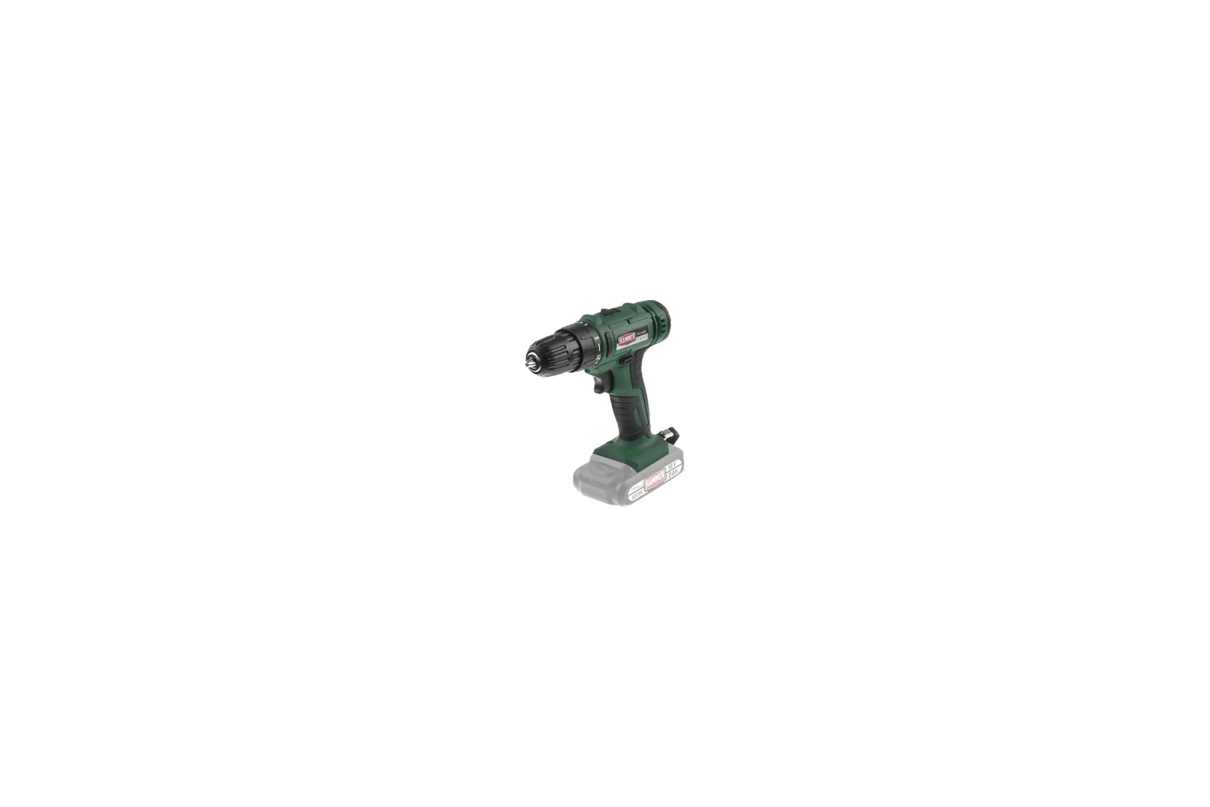 Аккум.дрель Hammer ACD18BS, 18В 2x2Ач 10мм, 2 акк. Li-ion, 18В, 45 Нм, В КЕЙСЕ 680329