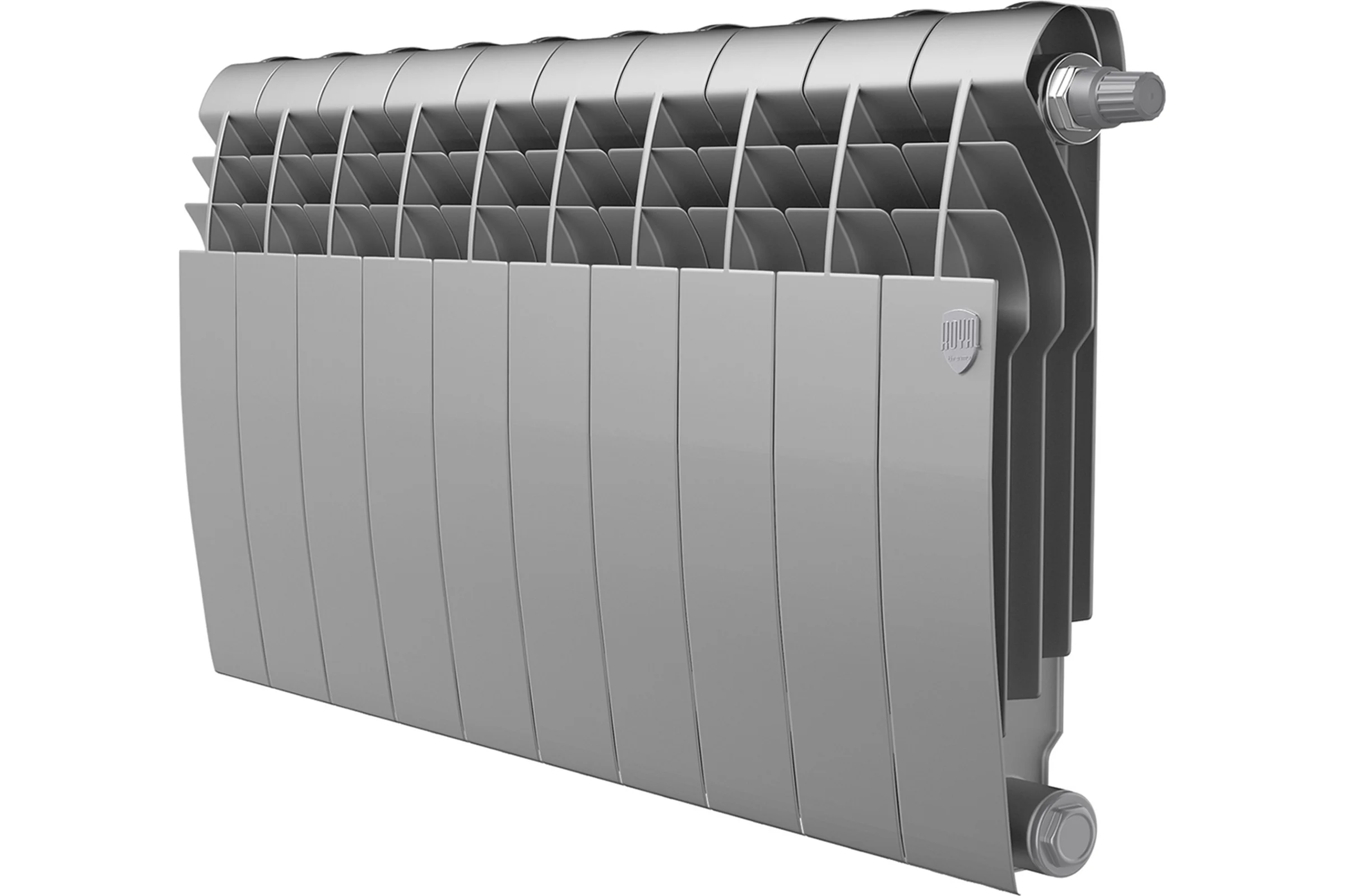 Радиатор ROYAL THERMO BiLiner 350 Silver Satin VR80 - 10 секц. НС-1506297