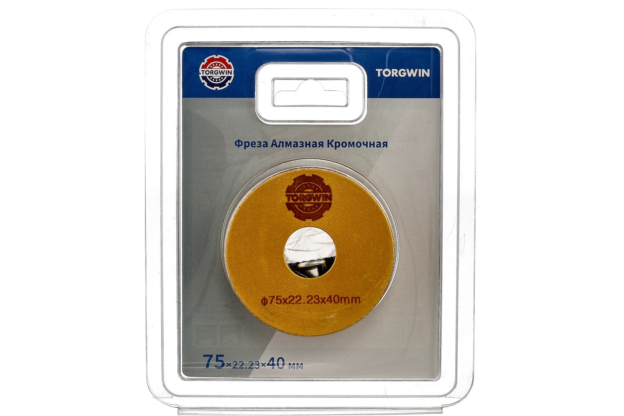 Фреза алмазная кромочная V-75х22.2х40 мм TORGWIN T1319285