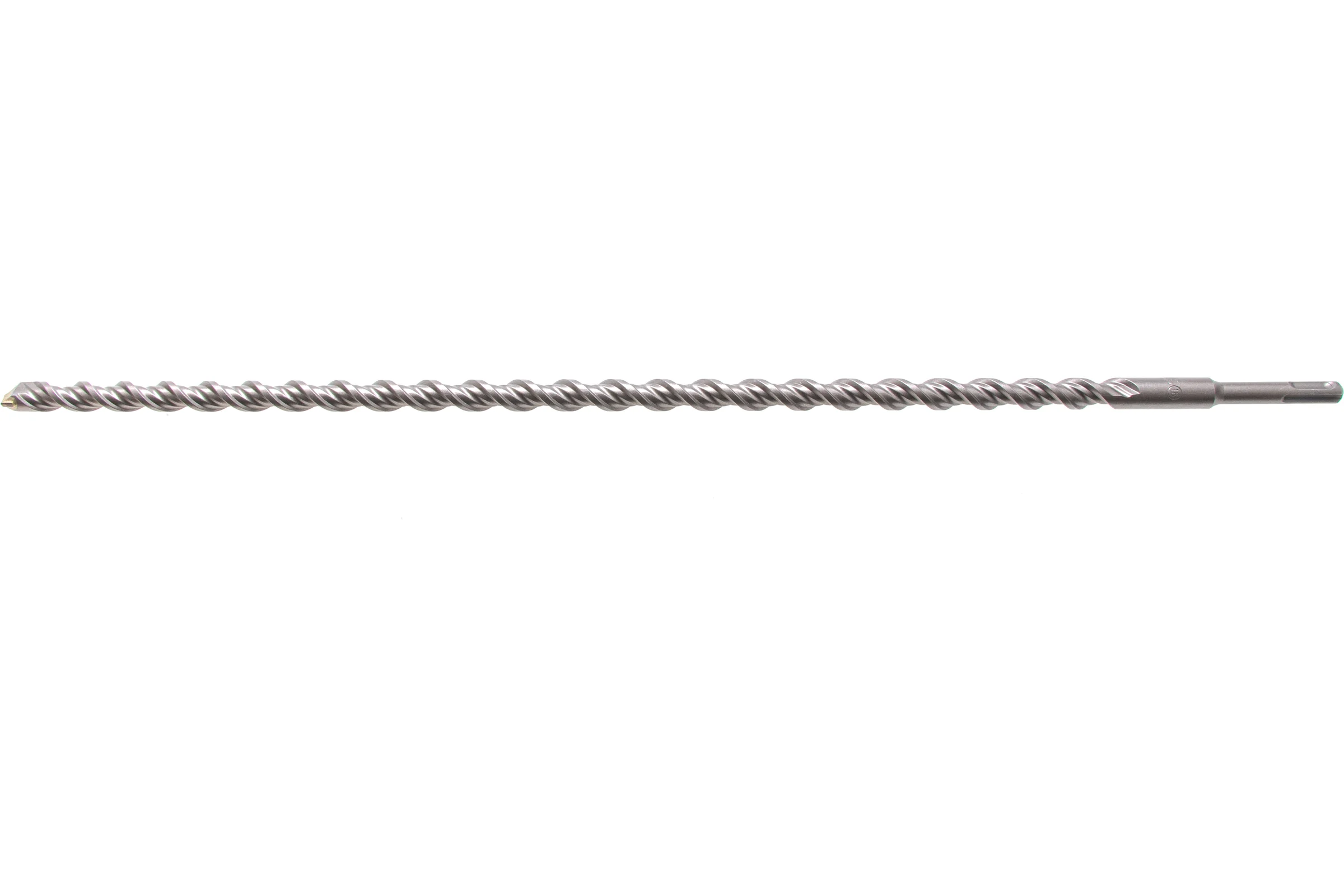 Бур по бетону, двойная спираль, Cobalt W-tip (16x600 мм; SDS PLUS) Denzel 705042