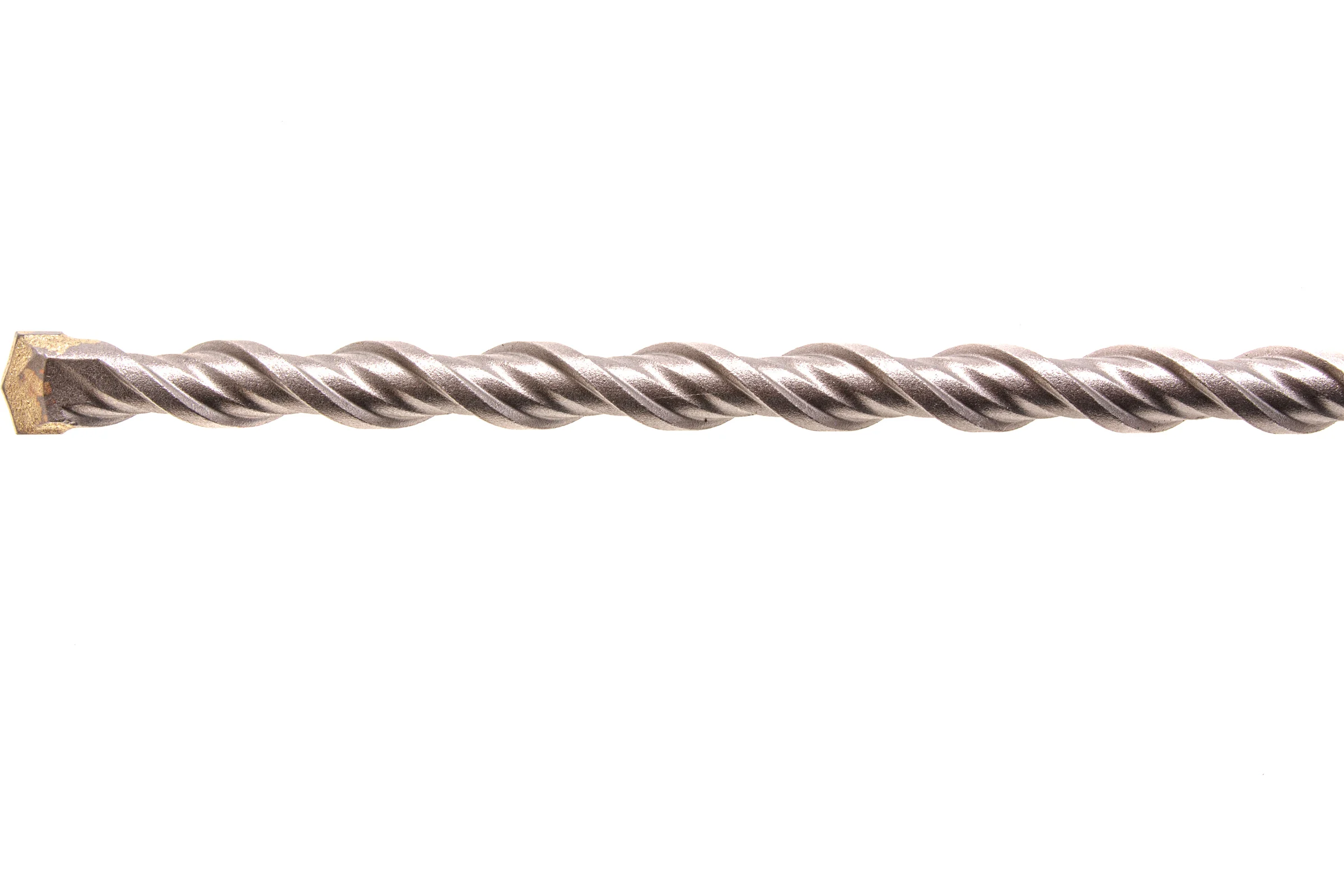 Бур по бетону, двойная спираль, Cobalt W-tip (10x600 мм; SDS PLUS) Denzel 705022