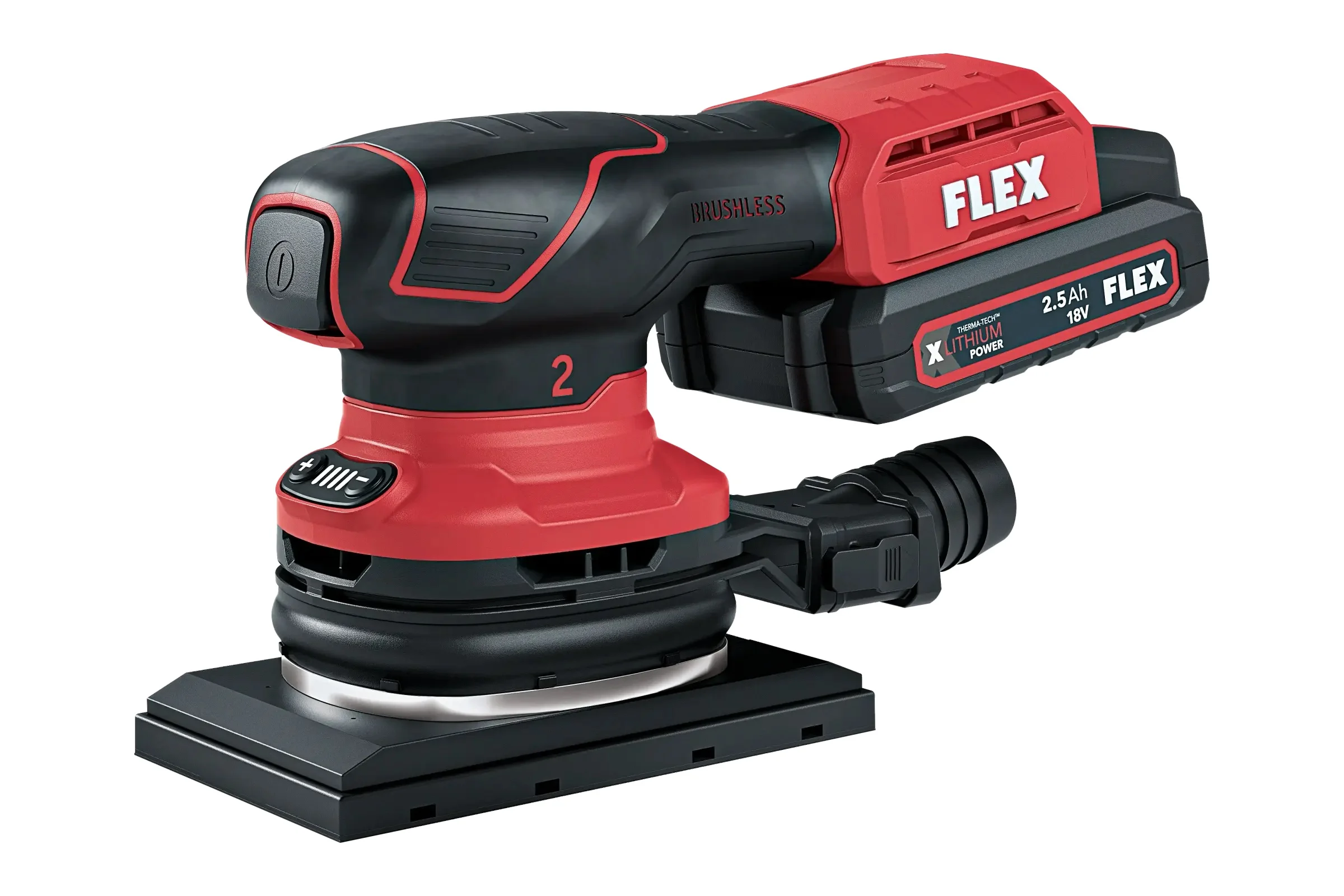 Аккумуляторная виброшлифмашина FLEX OSE 2-80 18-EC/2.5 Set 532086