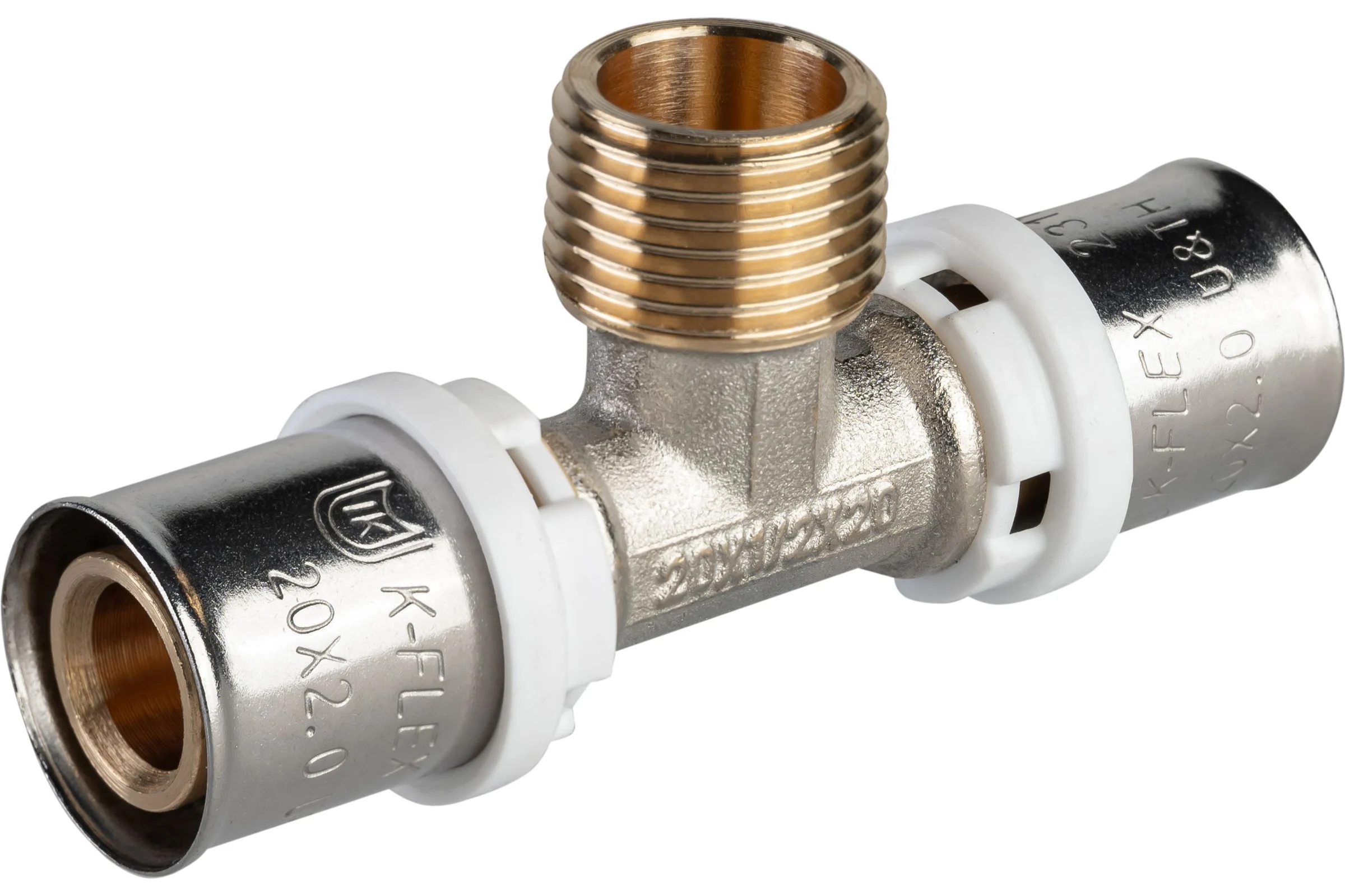Тройник пресс-фитинг K-FLEX SOLID HP 20x3/4" 86MLAL1A020700C