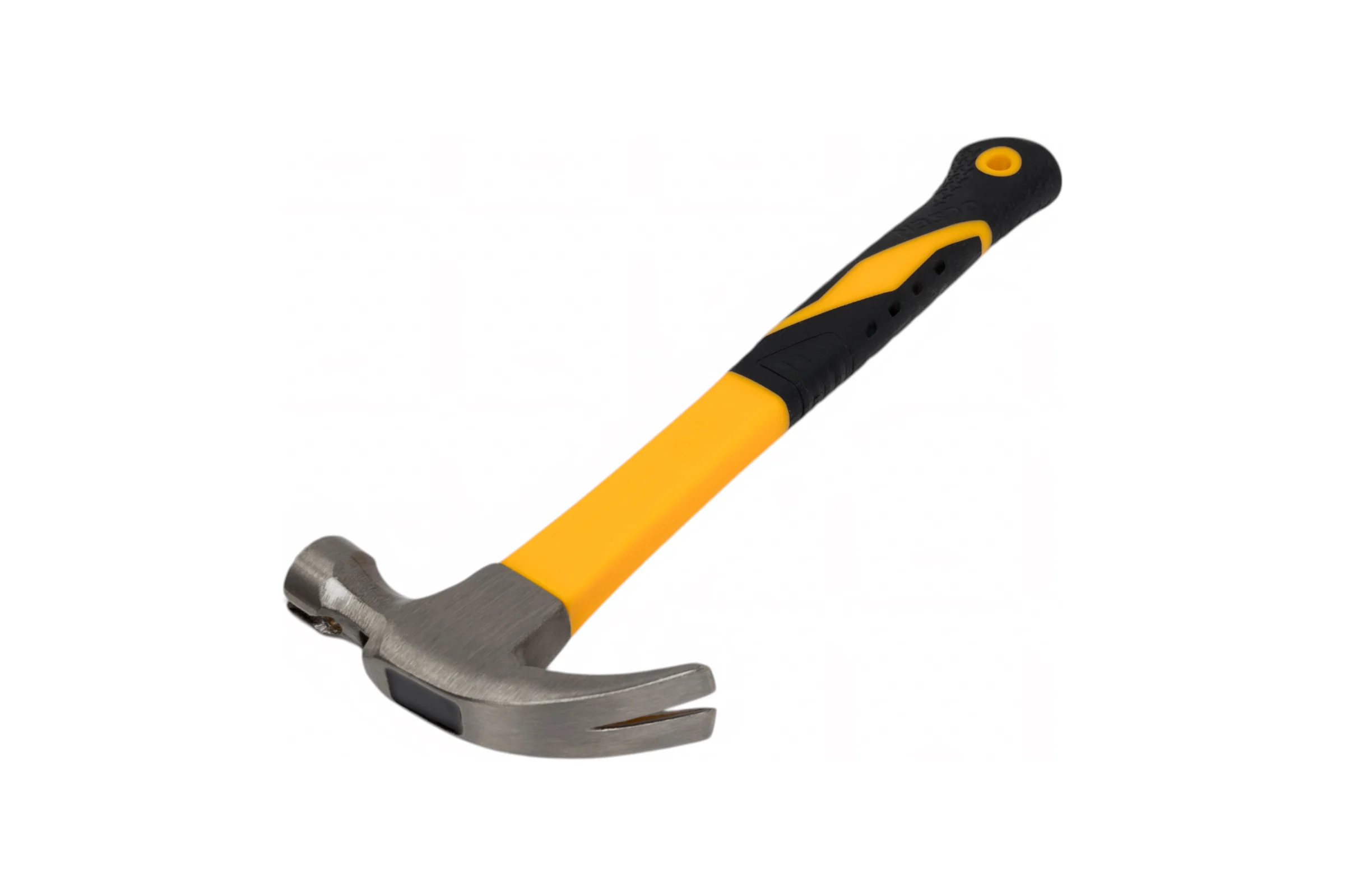 Молоток-гвоздодёр TOLSEN 450 г, магнит, фиберглас. рукоятка GRIPro 25185