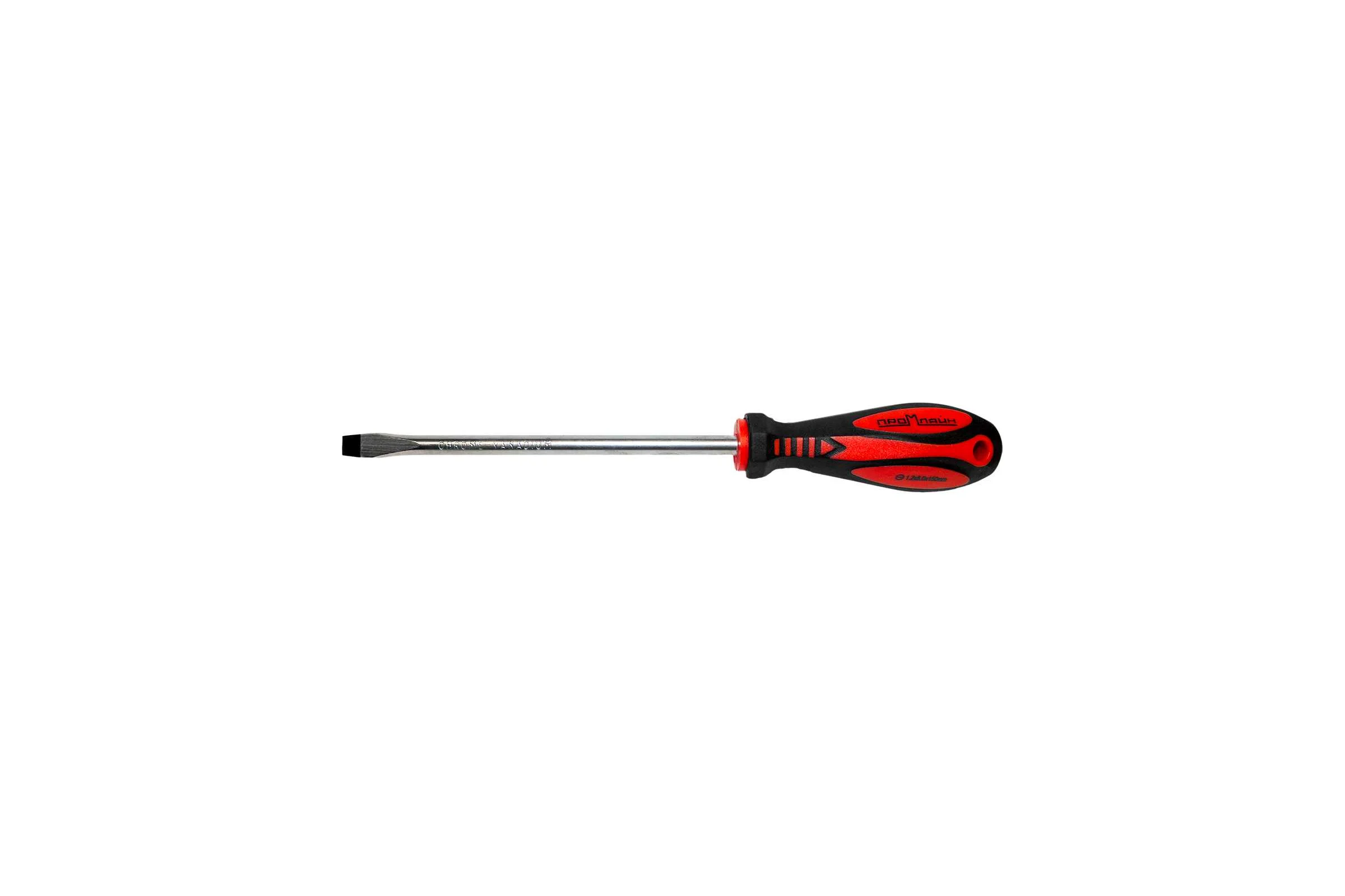 Отвертка Промлайн SL 1,2x8,0x150мм, Cr-v, ПЛ022527_z022