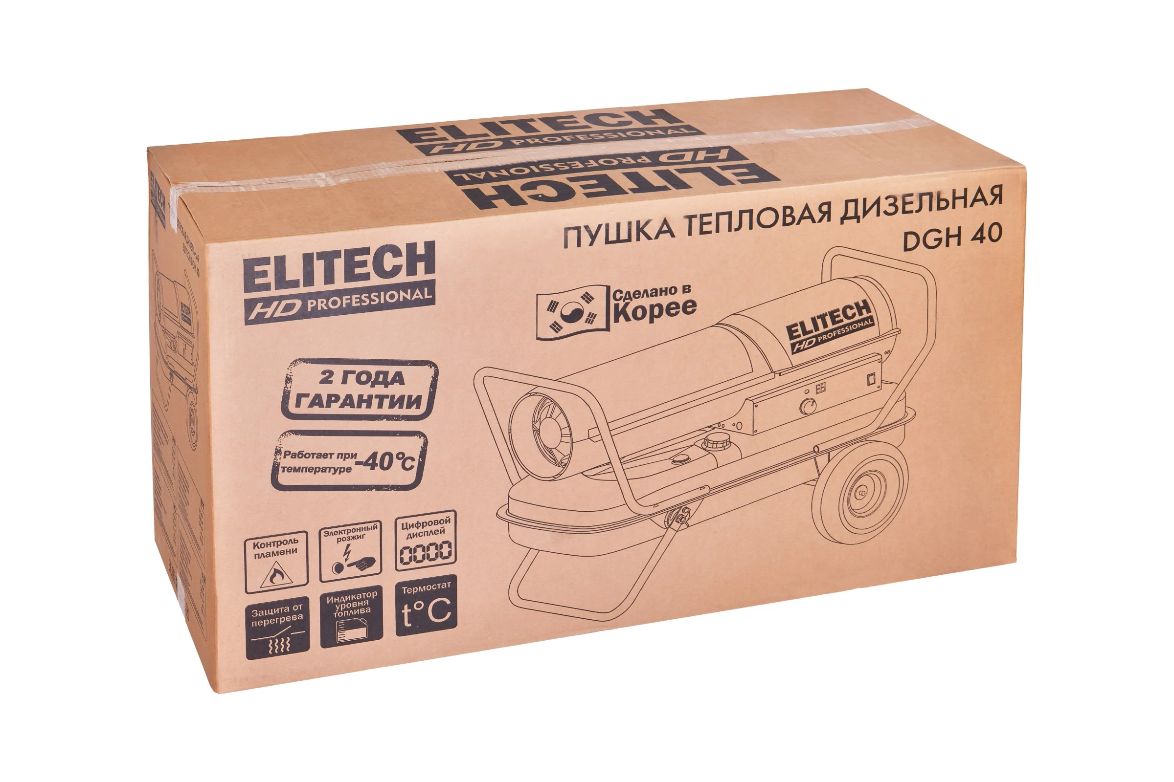 Пушка тепловая дизельная Elitech DGH 40 HD 208278