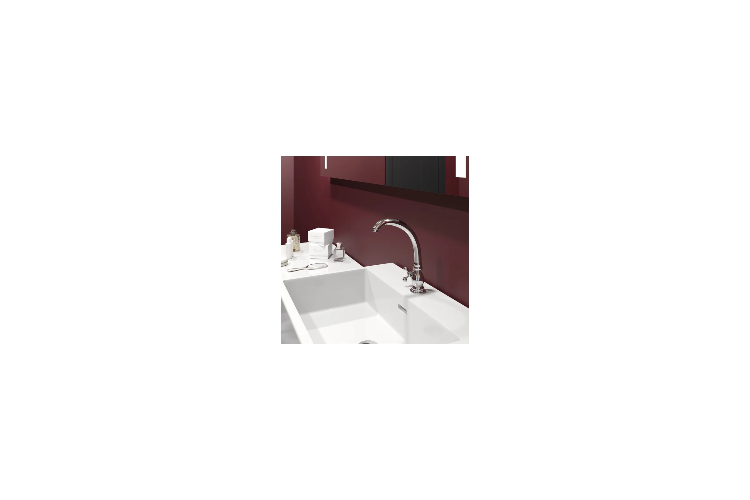 Смеситель для умывальника/мойки Mixline 1/2 керамика, моно без подводки ML07-05  522153