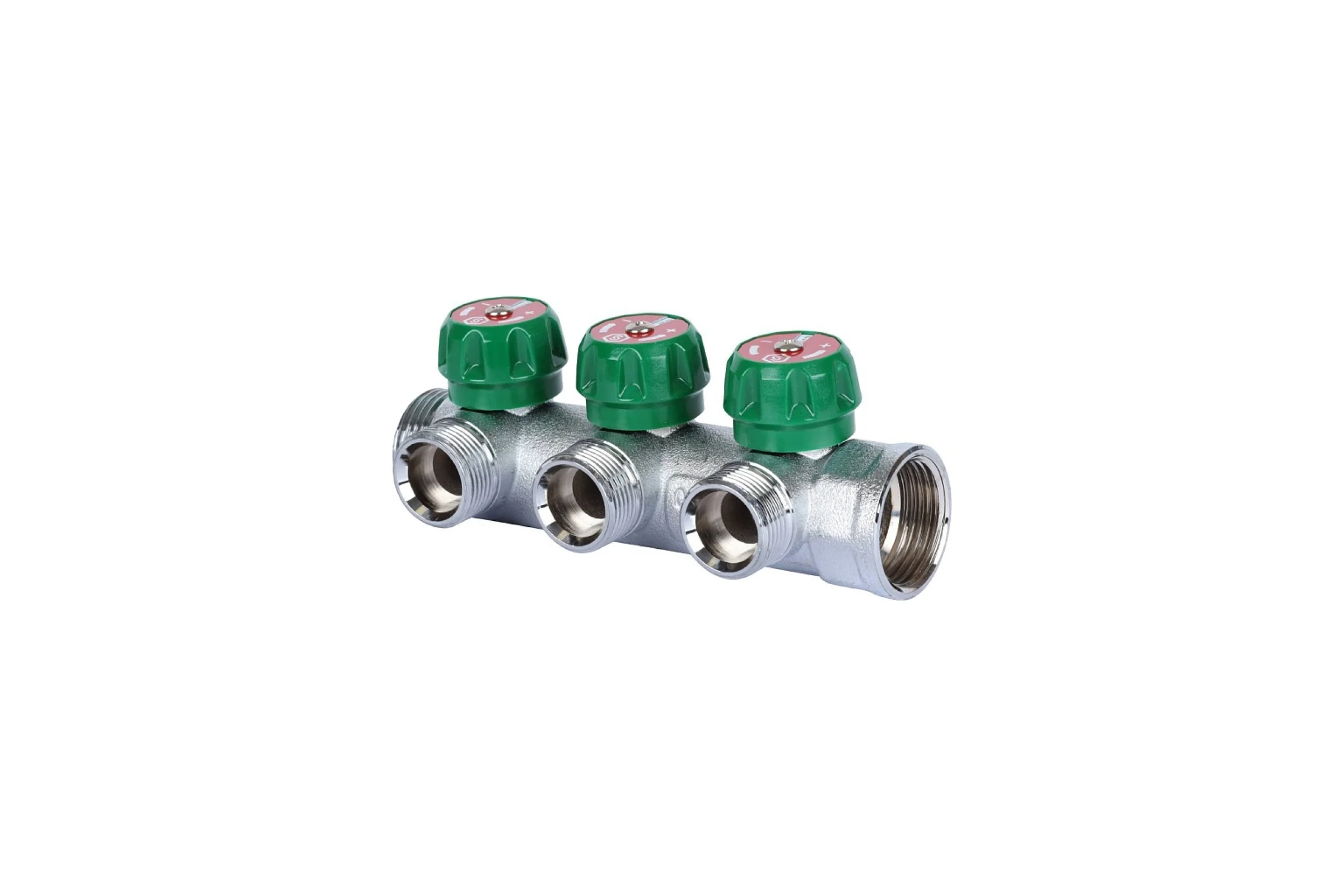 Регулирующий коллектор STOUT 1", 3 отвода 3/4" ЕК RG008UJF58O77P