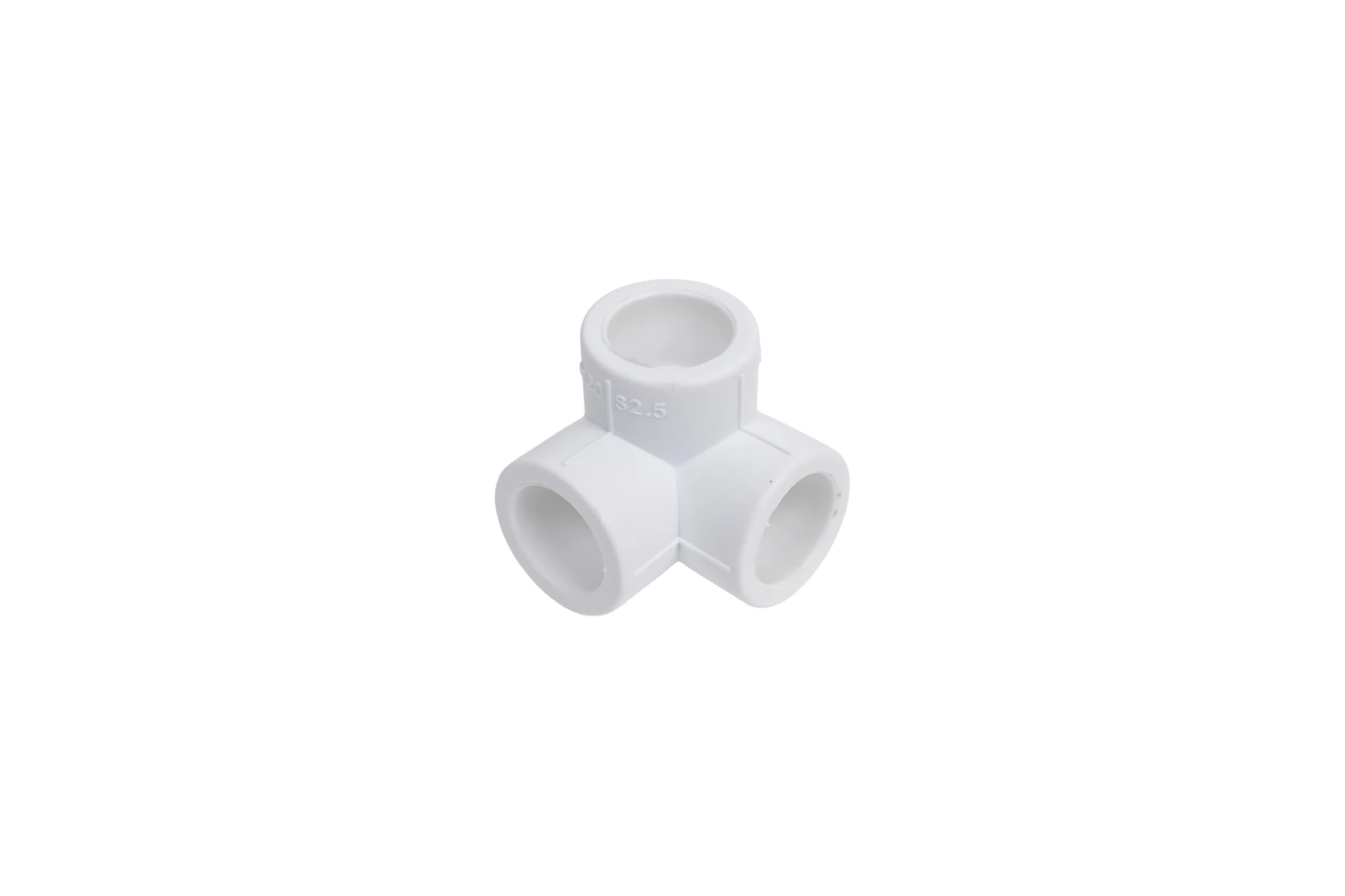 Угловой тройник Blue Ocean полипропиленовый, 20x90 град PPRF/EET(W)-20