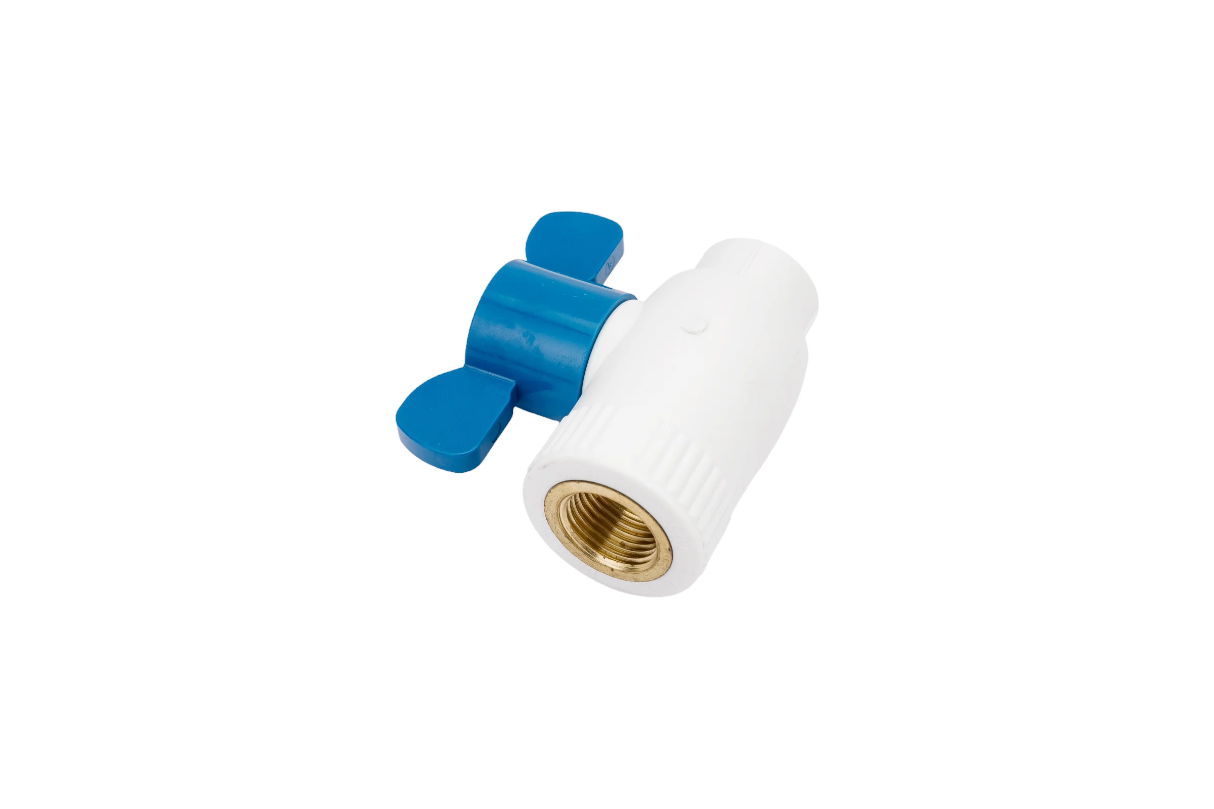 Кран шаровой Blue Ocean полипропиленовый (шар ABS) для ХВС ВР - 20x1/2 PPRF/BV-CW-B/PPR(W)-20х1/2" FT