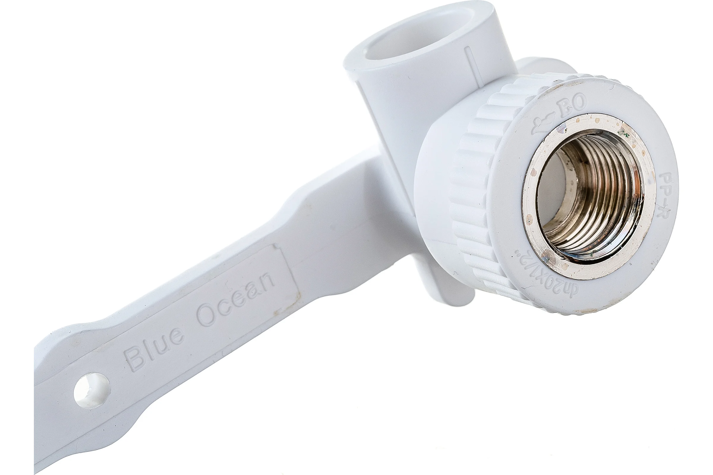 Водорозетки на планке Blue Ocean двойная ВР- 20х1/2 PPRF/ITWMD90E(W)-20х1/2"