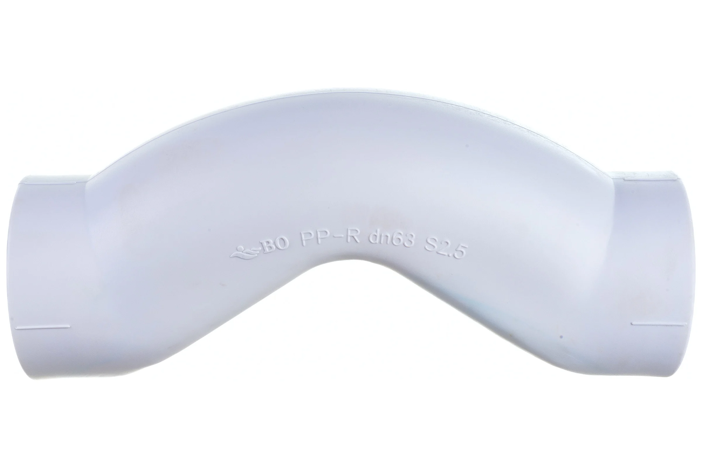Обвод-фитинг Blue Ocean полипропиленовый, короткий - 63 PPRF/BP(W)-63