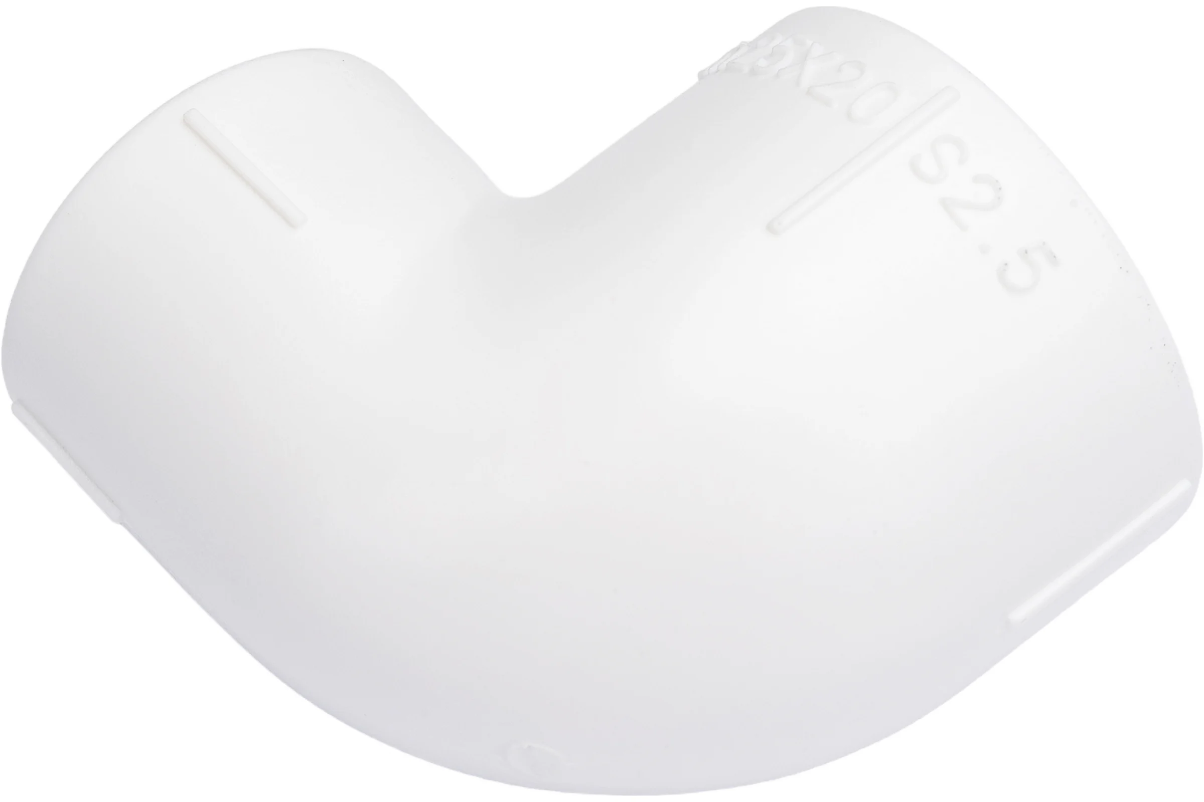 Переходной уголок Blue Ocean полипропиленовый 90 - 25х20 PPRF/90RE(W)-25х20