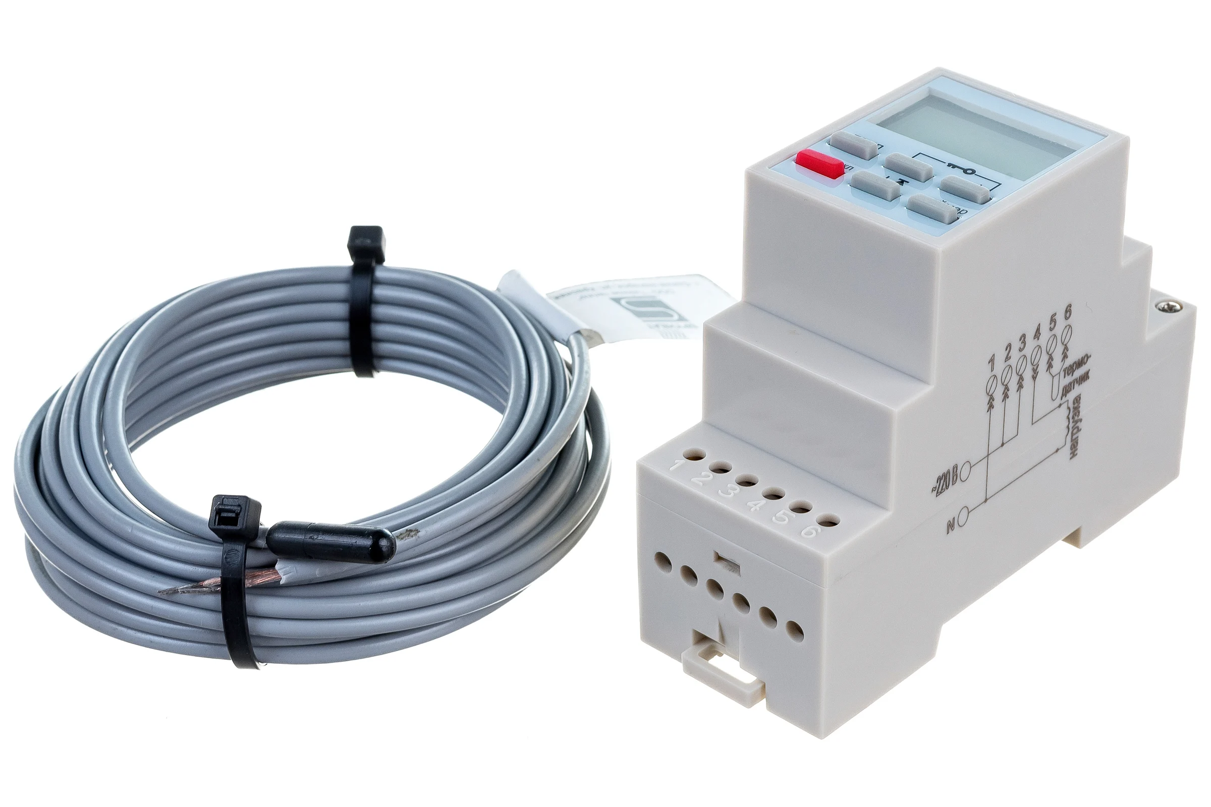Термостат DIN-Рейка SPYHEAT AST-257D AST-257-D терморегулятор на дин двухдиапазонный AST-257-D терморегулятор на дин двухдиапазонный