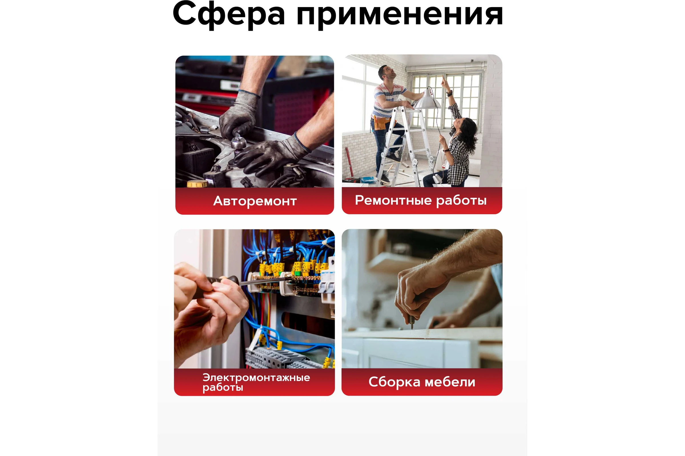 Набор отверток FORCEKRAFT магнитные, Profi, 4пр, в блистере FK-7004A(27160)