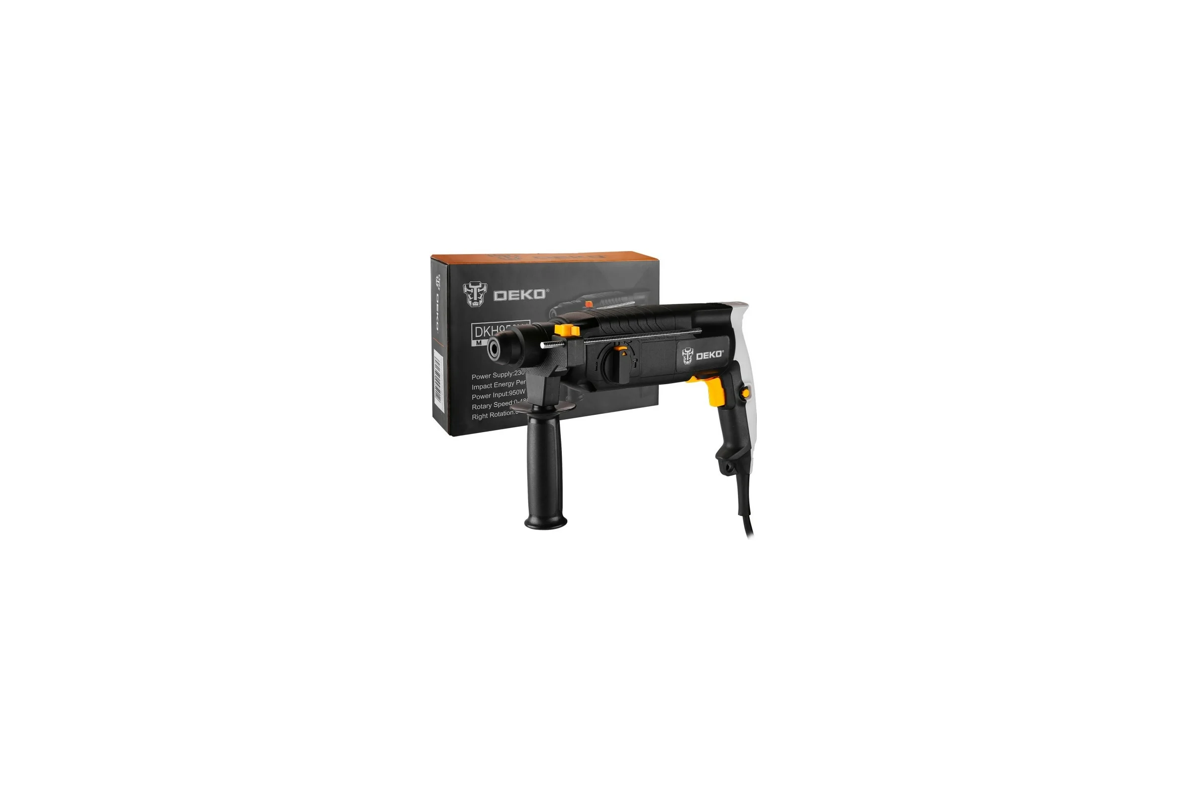 Сетевой перфоратор DEKO DKH950W 950 Вт, 4860 уд/мин, 3.2 Дж 063-4119