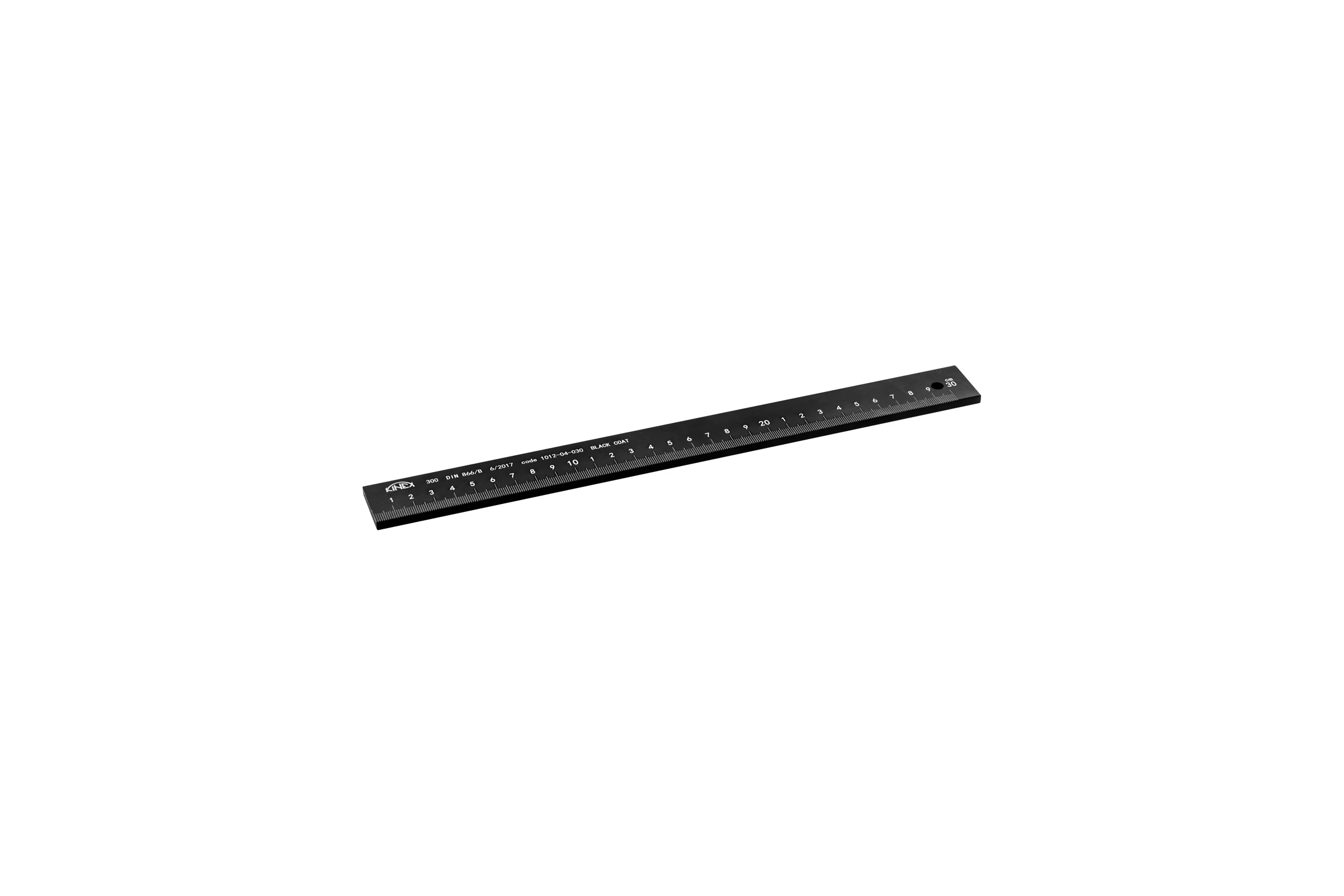 Утолщенная линейка Kinex (K-MET) 500х32х5мм DIN866/B BlackCoat 1012-04-050