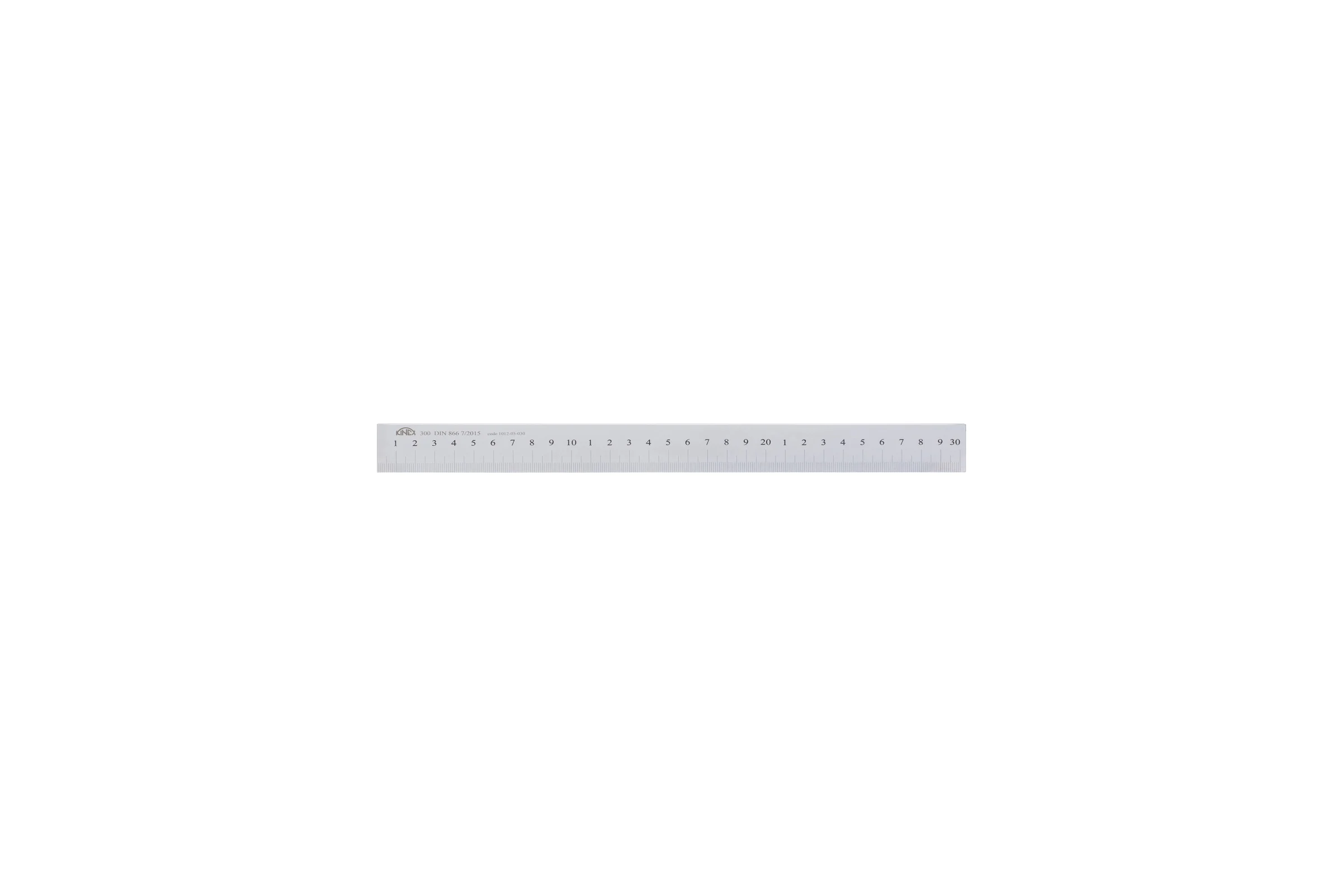 Утолщенная линейка Kinex (K-MET) 1000х30х6мм DIN866/B 1012-02-100