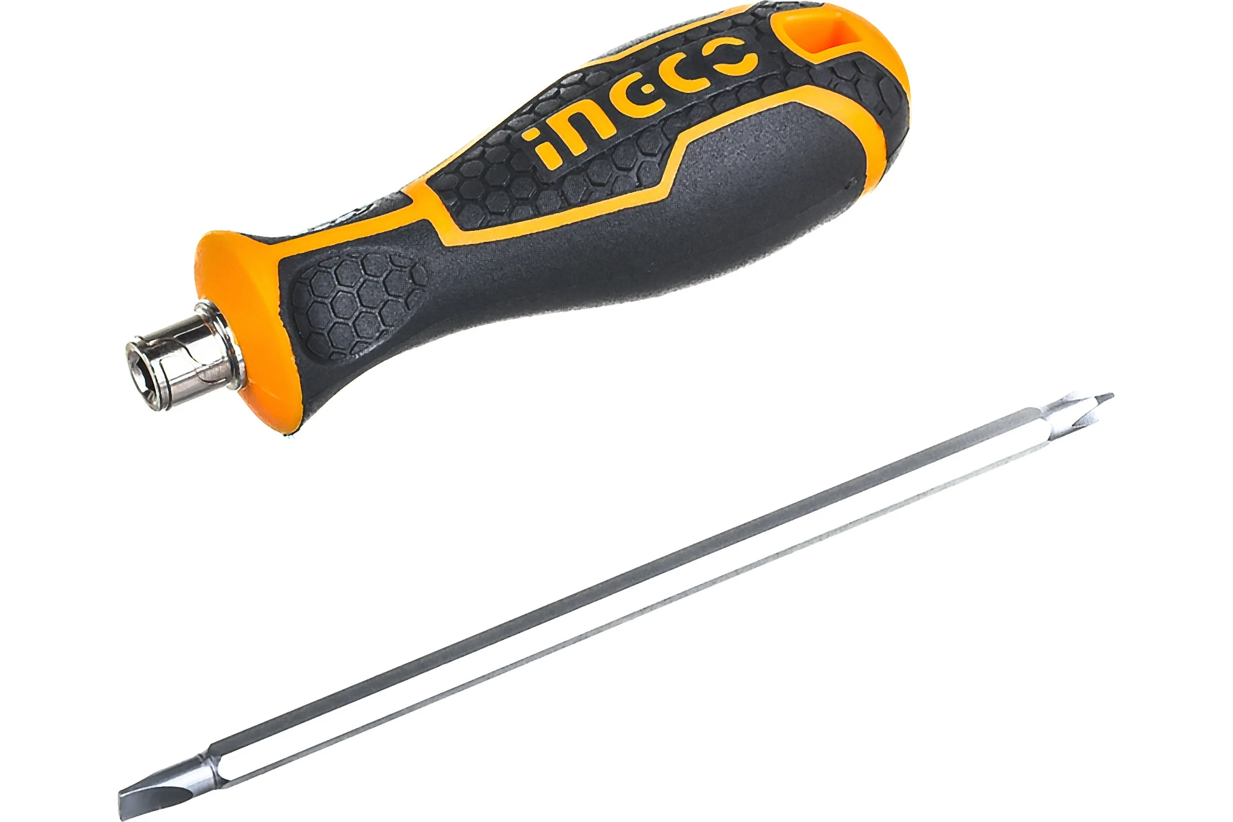 Двухсторонняя отвертка INGCO 2 в 1 SL5+PH1 INDUSTRIAL AKISD0203